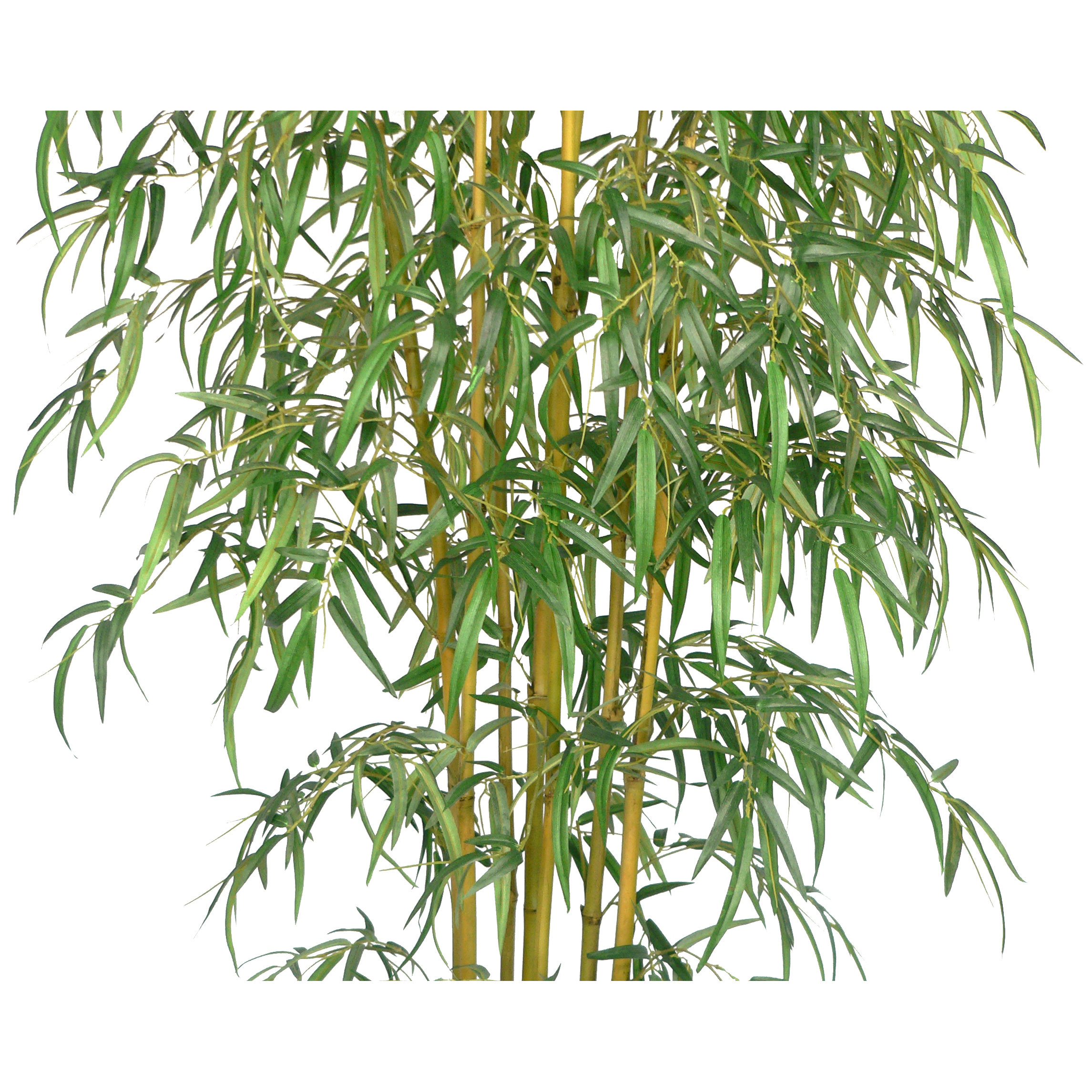 Tall Realistic Silk Bamboo Tree in Basket Wayfair