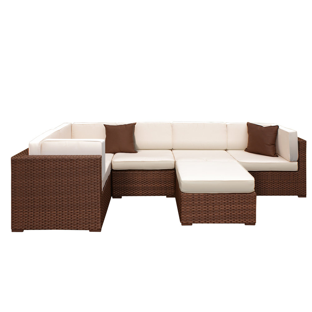 Montecarlo Sectional Sofa with Cushions Wayfair