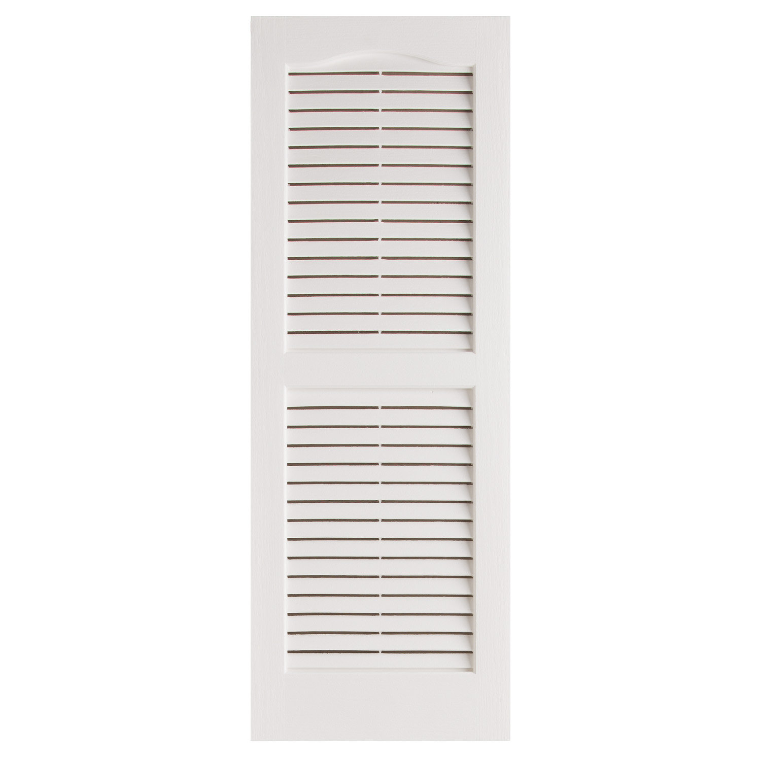 Alpha Shutters Exterior 14" x 51" Louvered Shutter & Reviews Wayfair