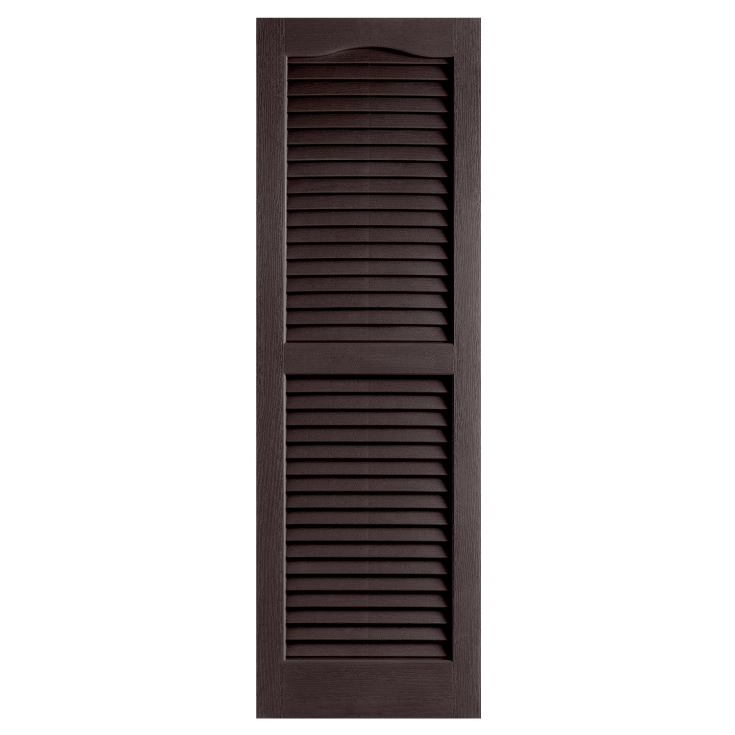 Alpha Shutters Exterior 14" x 51" Louvered Shutter & Reviews Wayfair