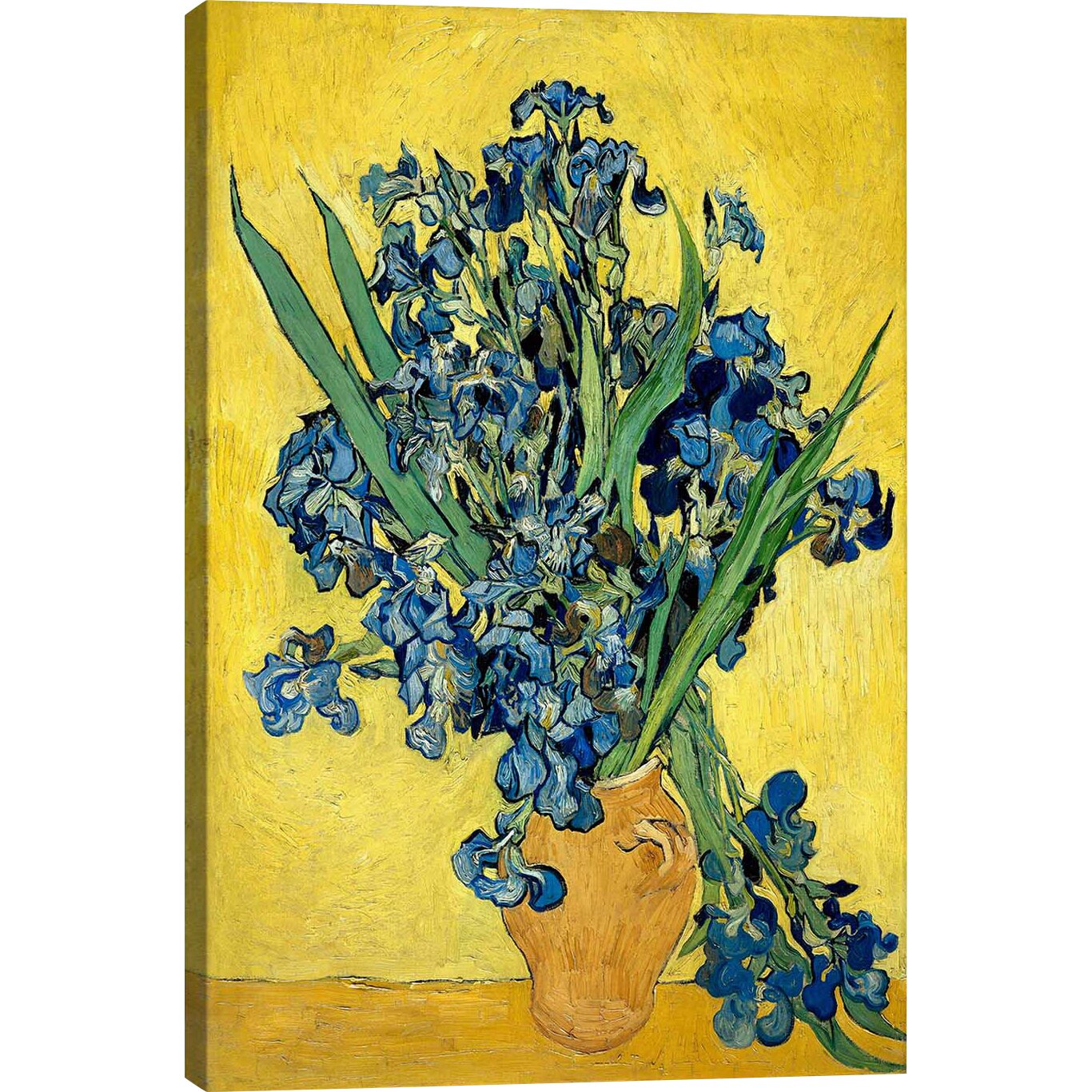 iCanvas 'Vase with Irises Against a Background' by Vincent Van Gogh ...