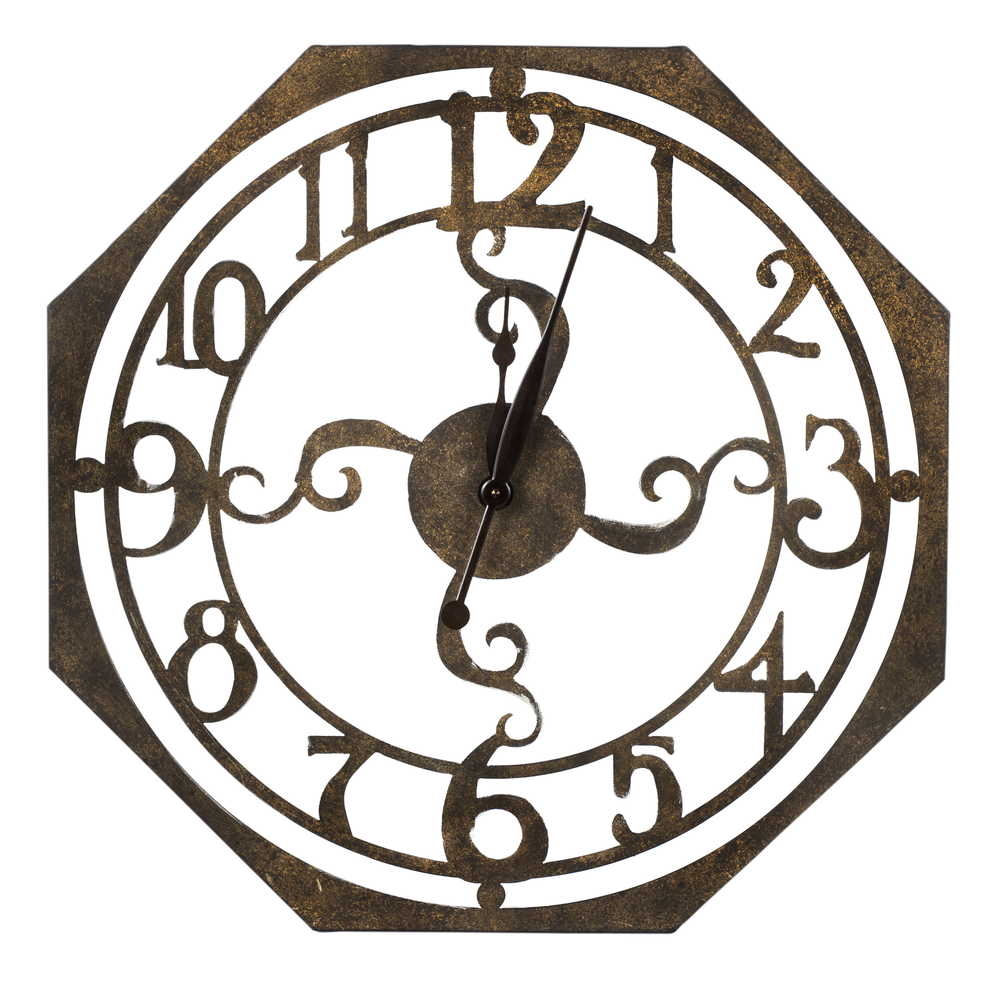 Cooper Classics Oversized 28" Ruhard Wall Clock & Reviews Wayfair