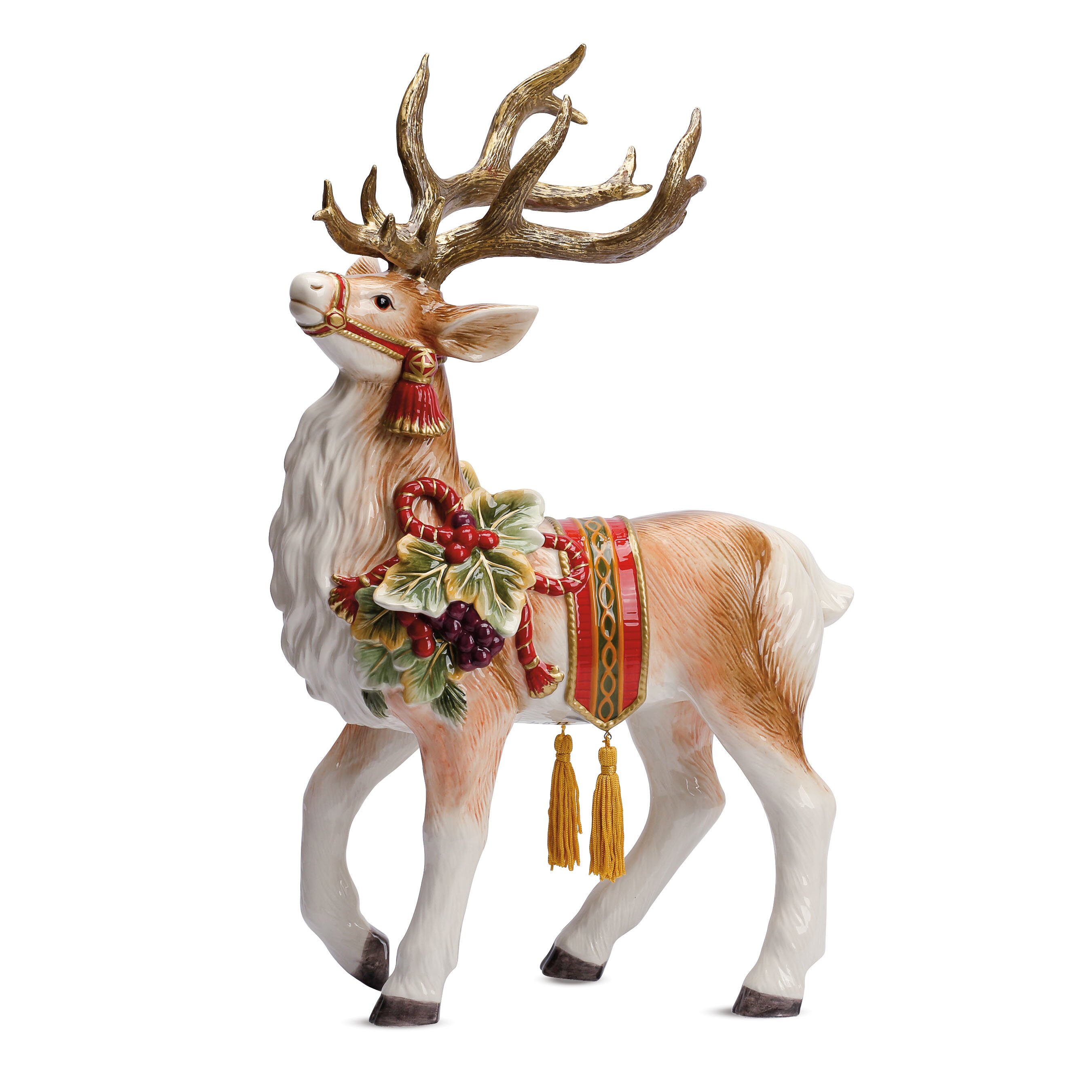 Regal Holiday Deer Figurine | Wayfair