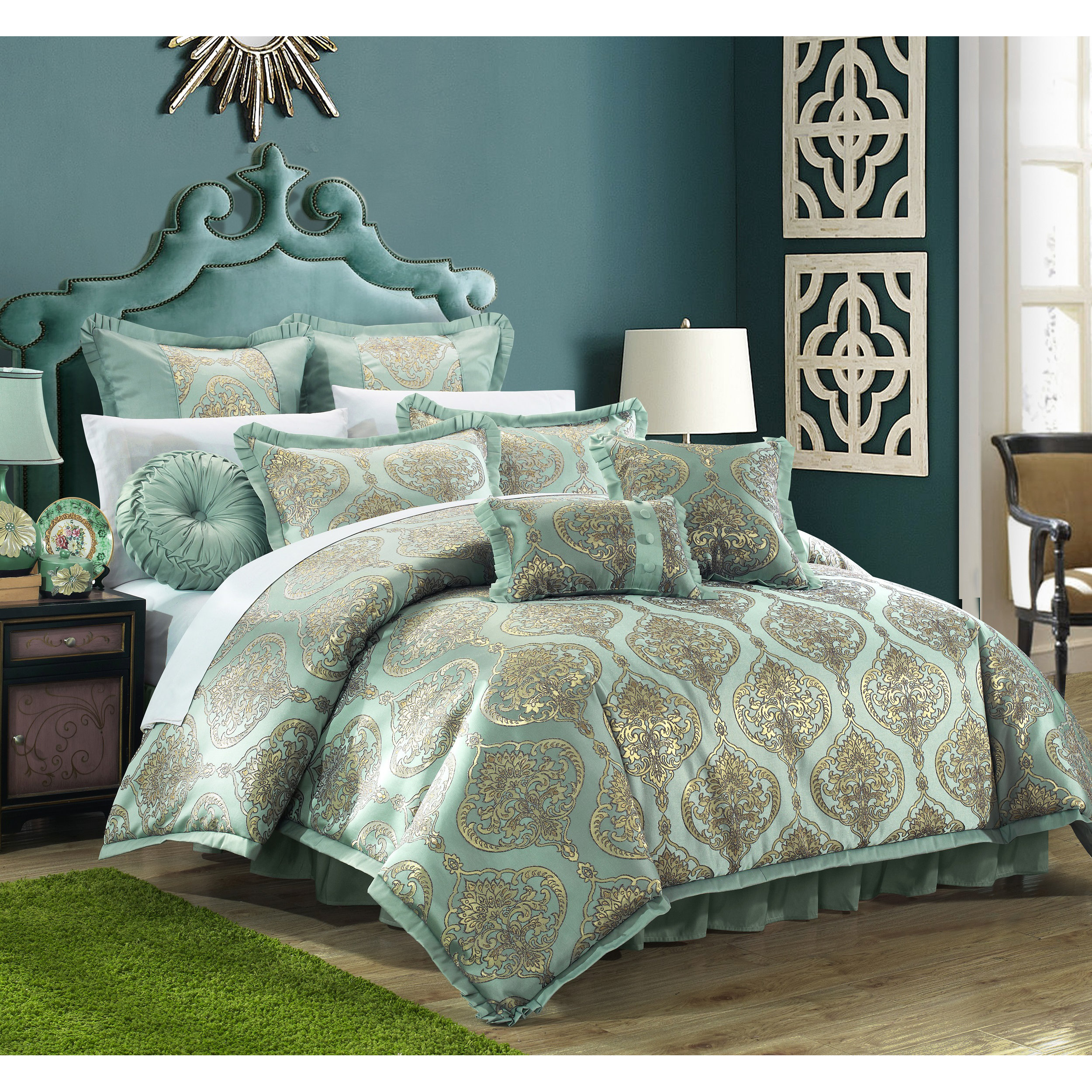 Chic Home Como 9 Piece Comforter Set & Reviews Wayfair