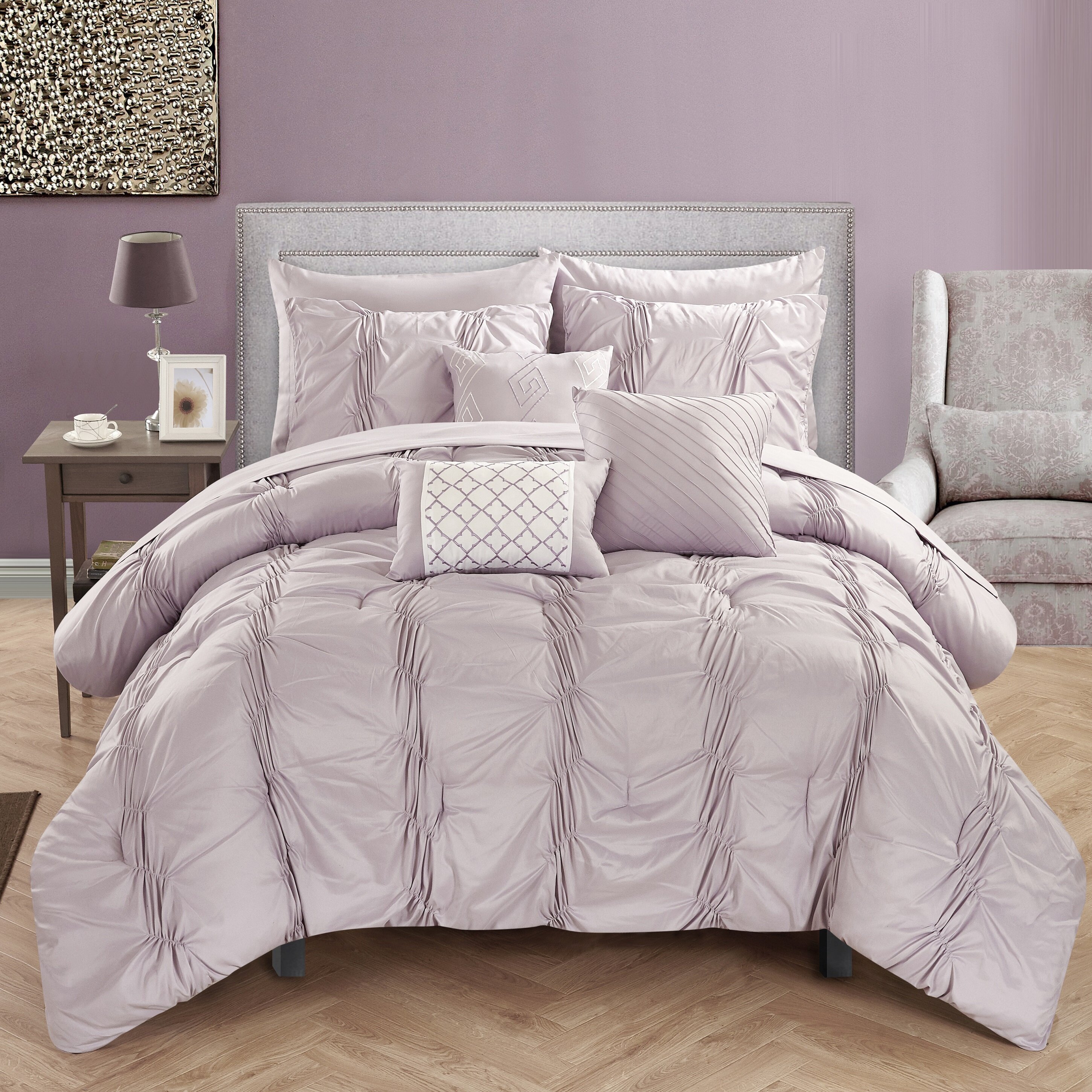 chic home tori bed in a bag comforter set gree