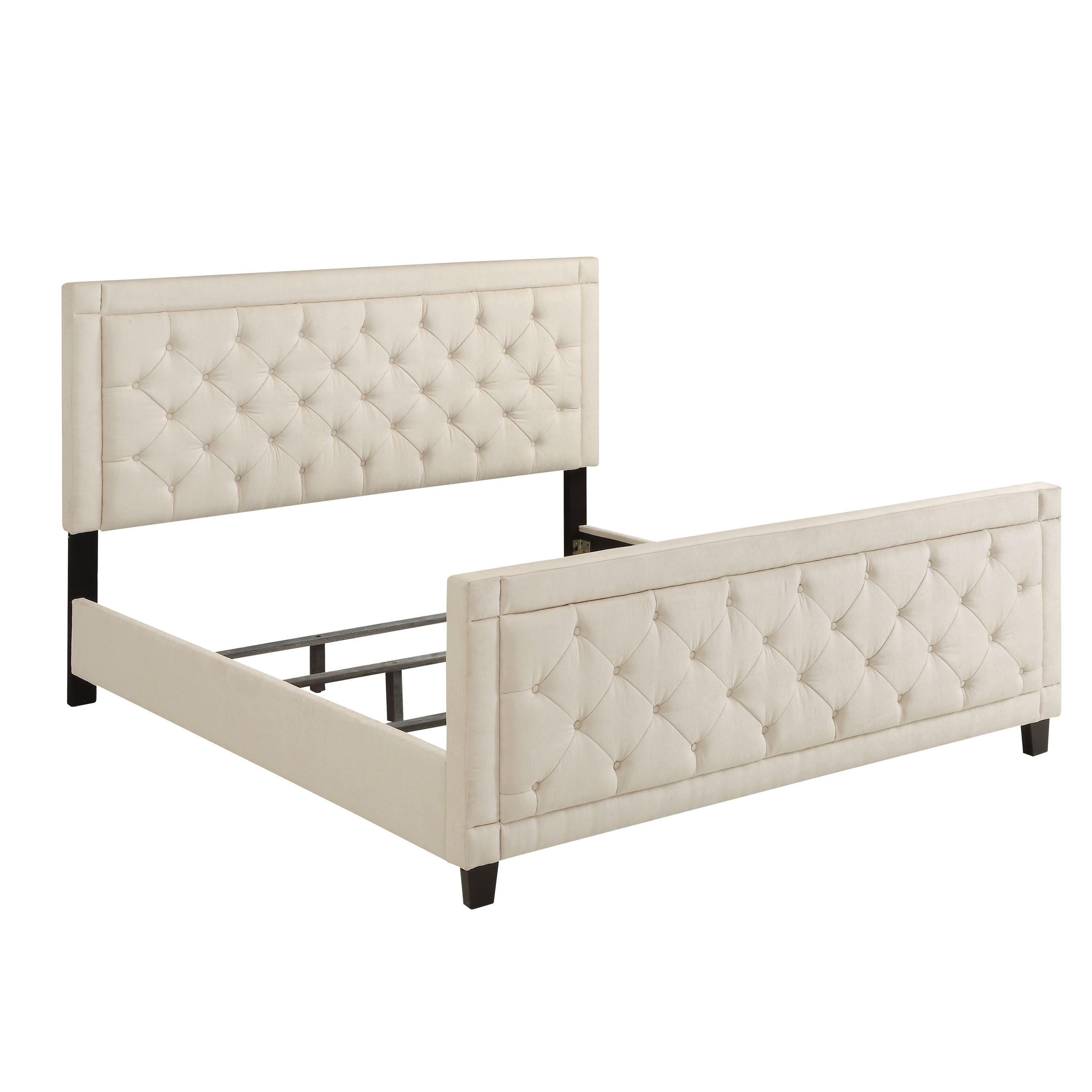 PRI Nusilk Oyster Upholstered Panel Bed & Reviews Wayfair