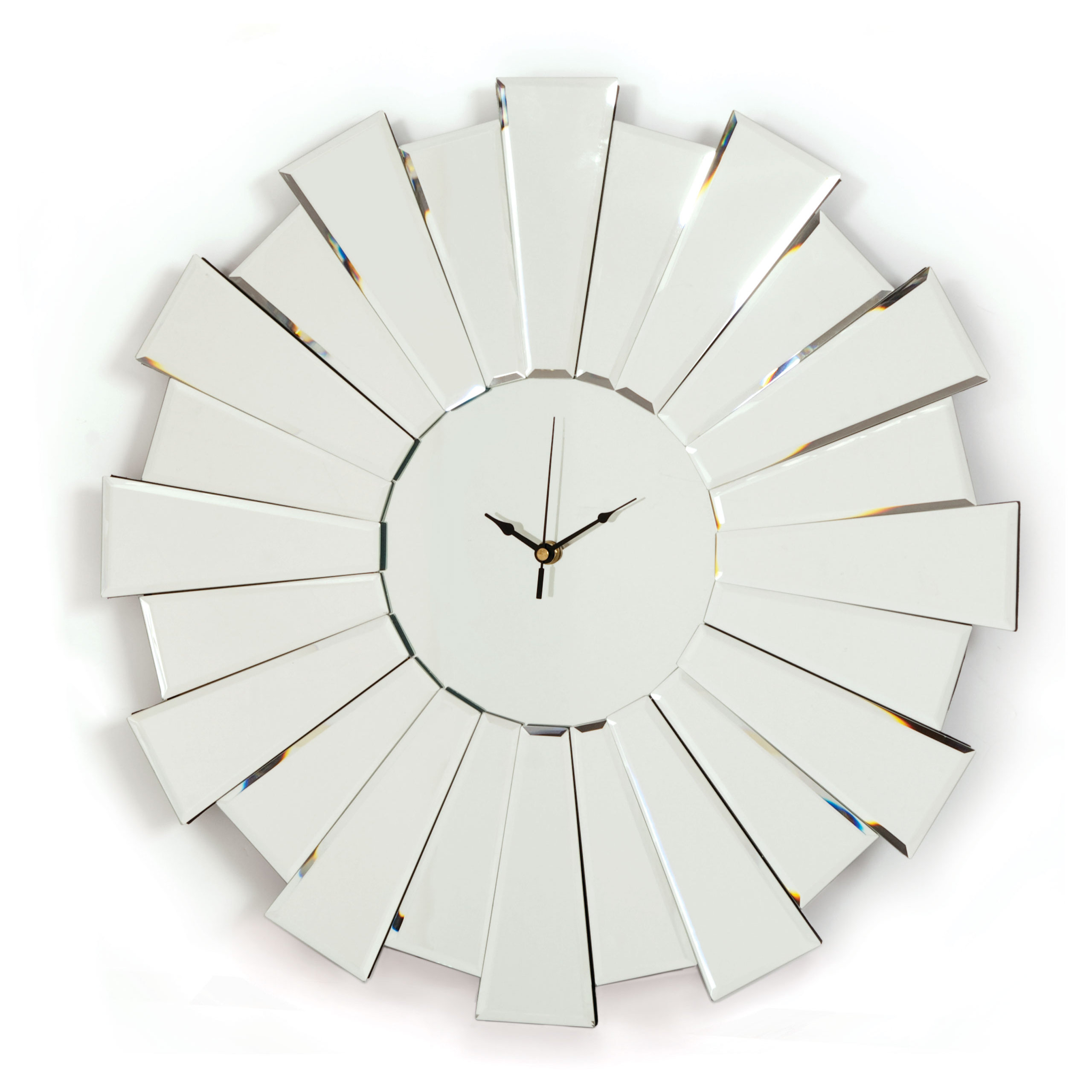 Innova 55cm Sunburst Mirror Wall Clock & Reviews Wayfair UK