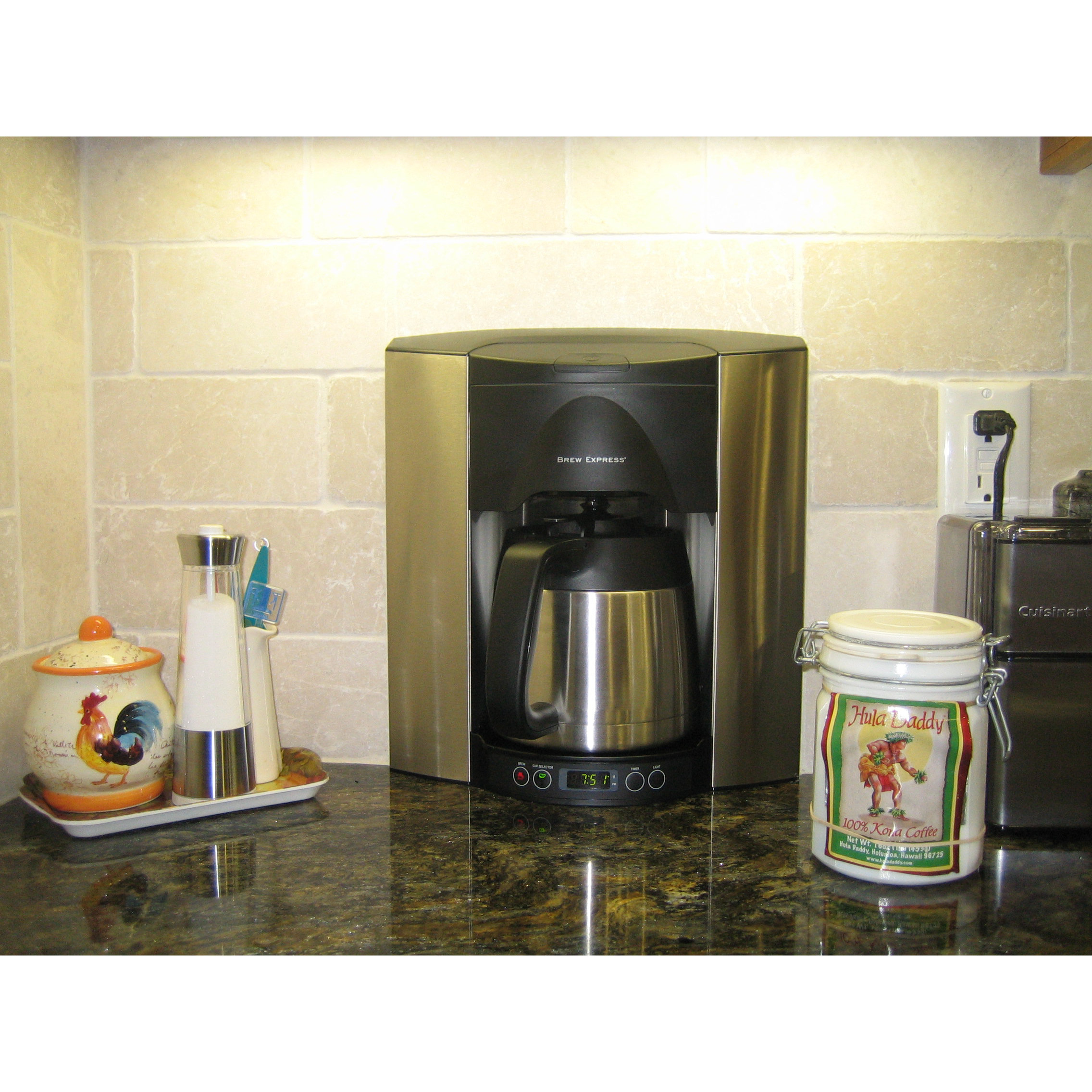 Brew Express 10 Cup Built-In-The-Wall Self-Filling Coffee and Hot Beverage System Stainless ...