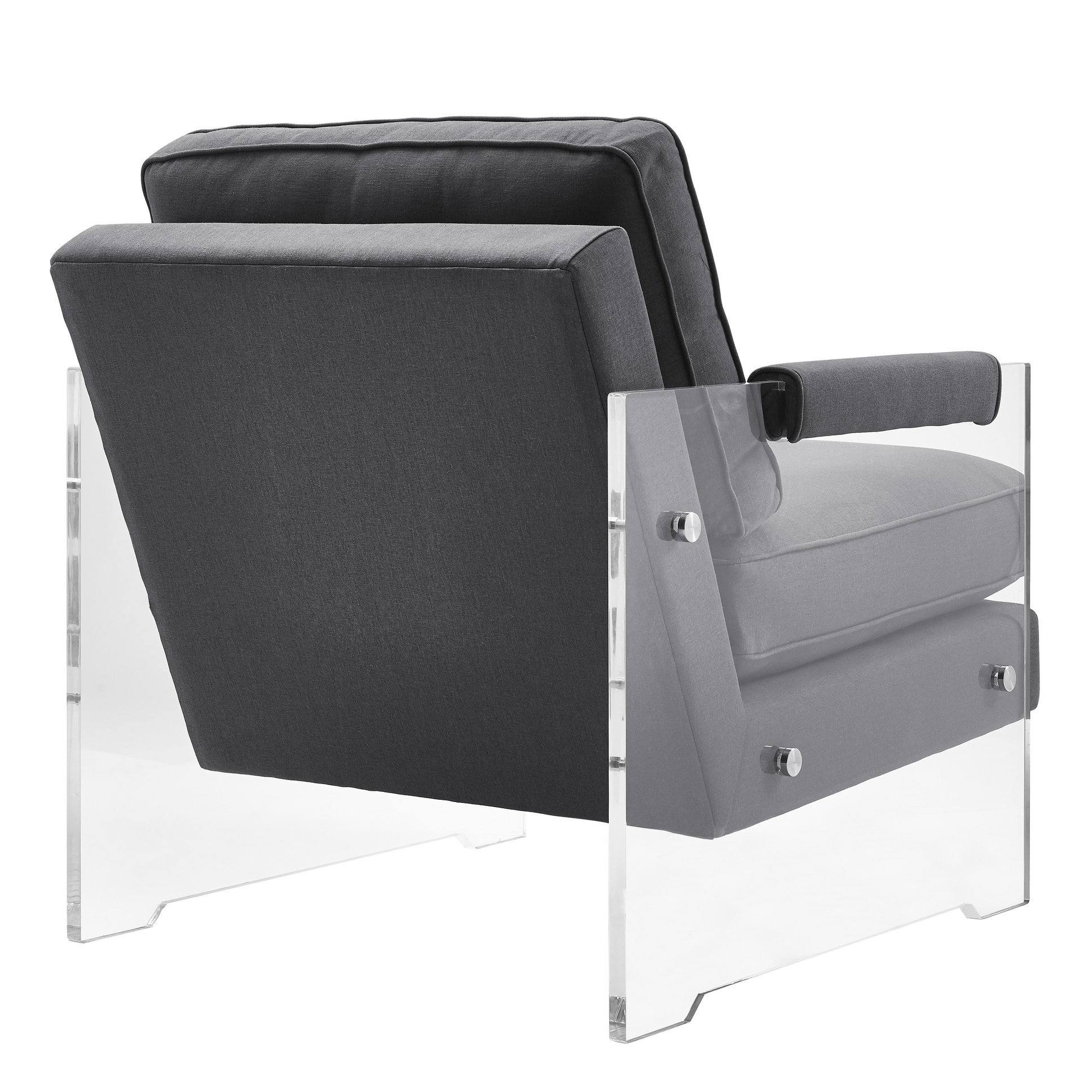 Serena Floating Lucite Arm Chair Wayfair