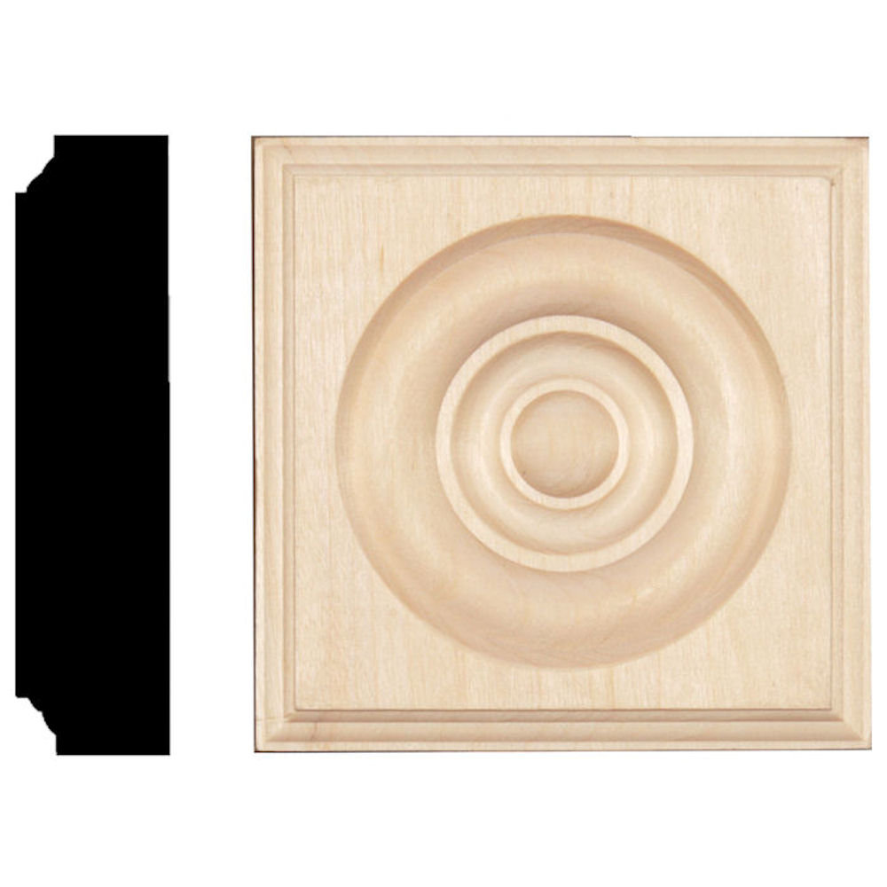 1 1 8 In X 4 1 2 In X 4 1 2 In Hardwood Rosette Block Moulding Wayfair 1-1-8-in-x-4-1-2-in-x-4-1-2-in-hardwood-rosette-block-moulding-wayfair