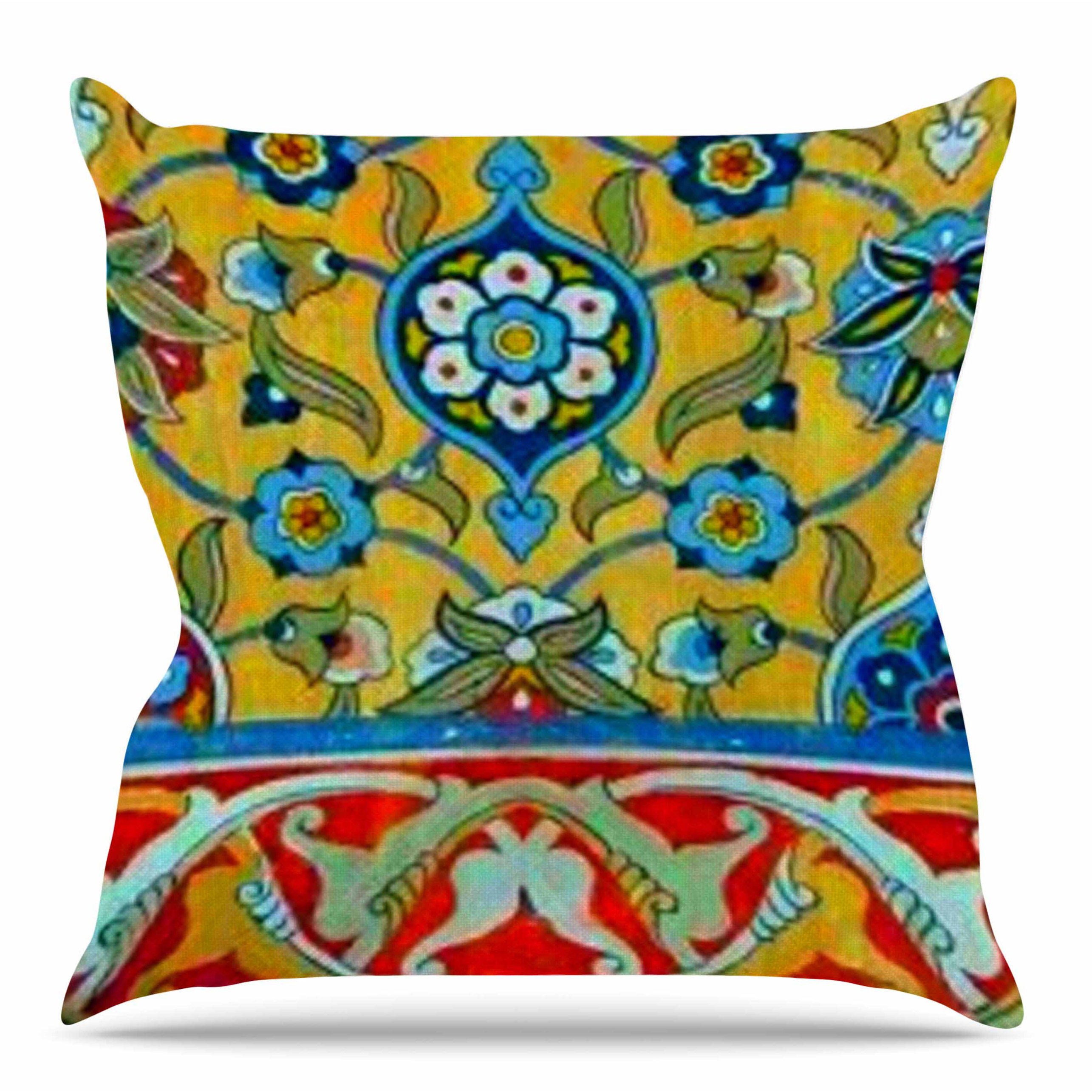 Persian Mood Throw Pillow Wayfair