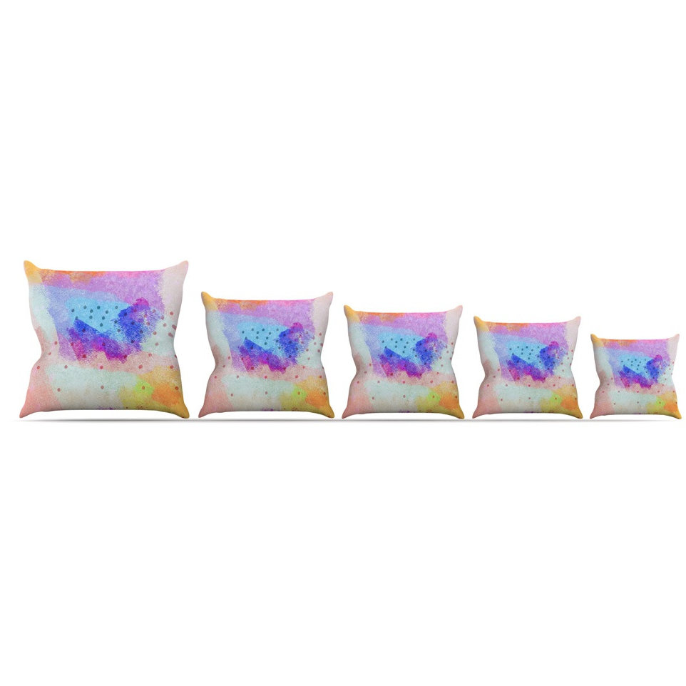 Summer Pastels Throw Pillow Wayfair