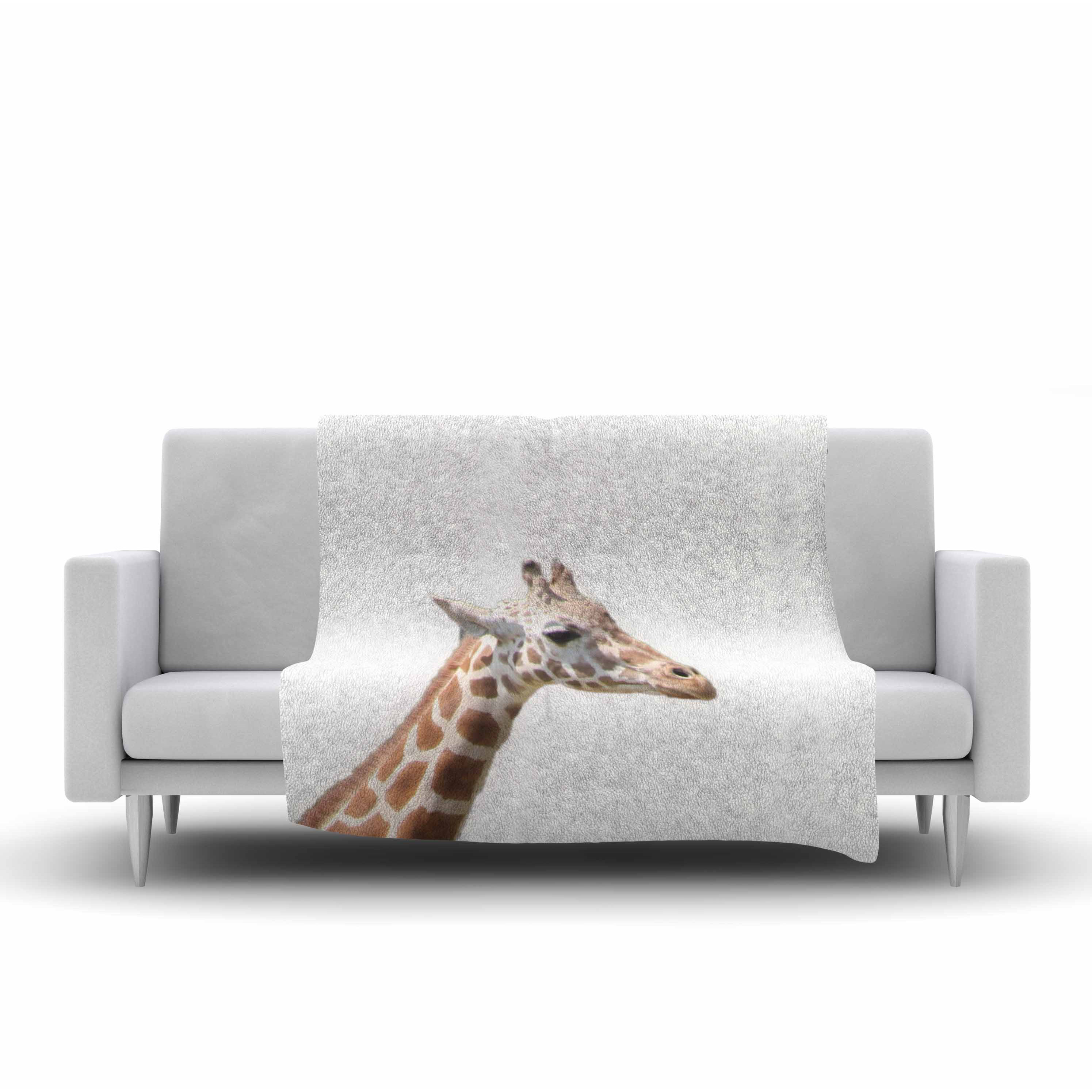 Giraffe by Sylvia Coomes Fleece Blanket Wayfair