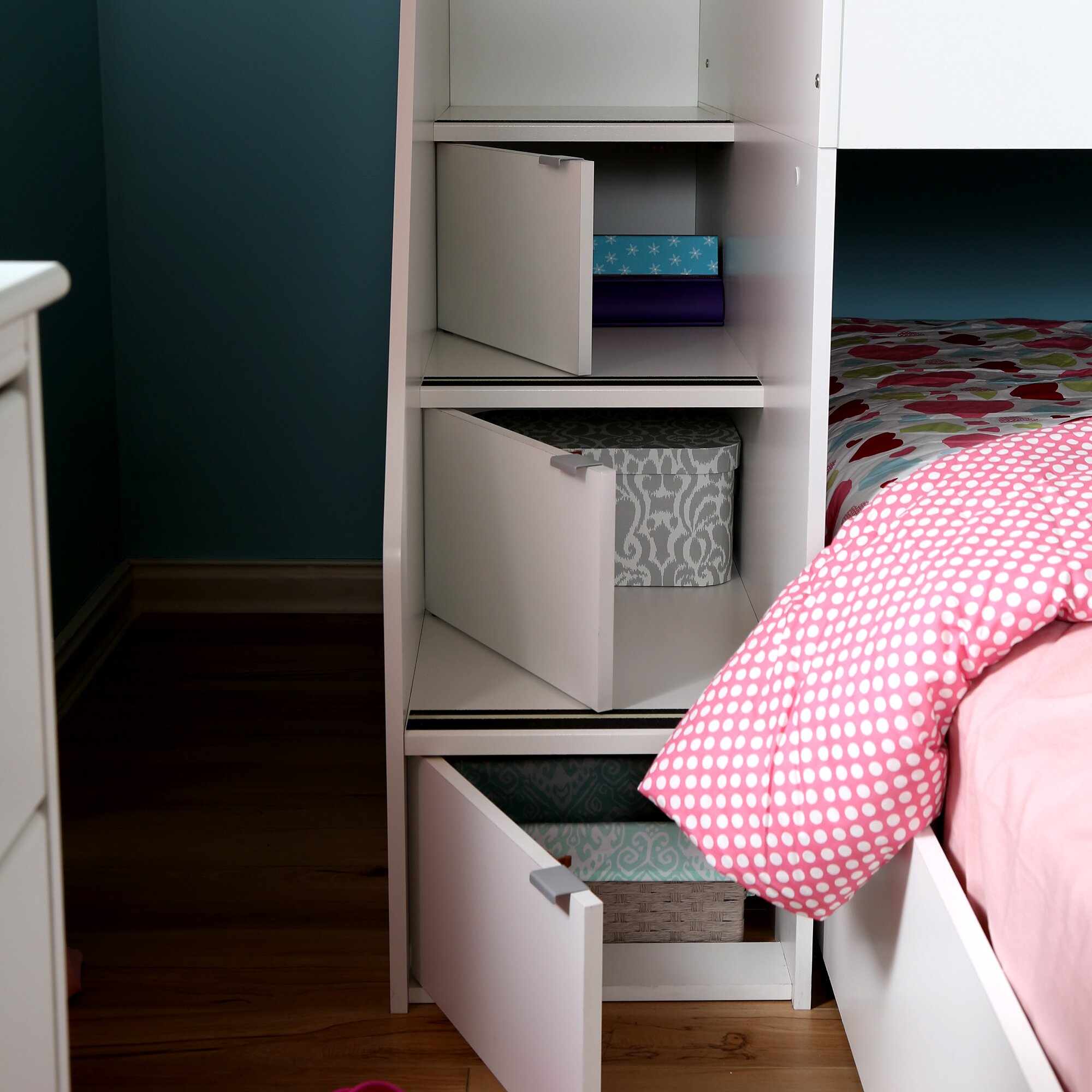 South Shore Mobby Twin Loft Bed Customizable Bedroom Set ...