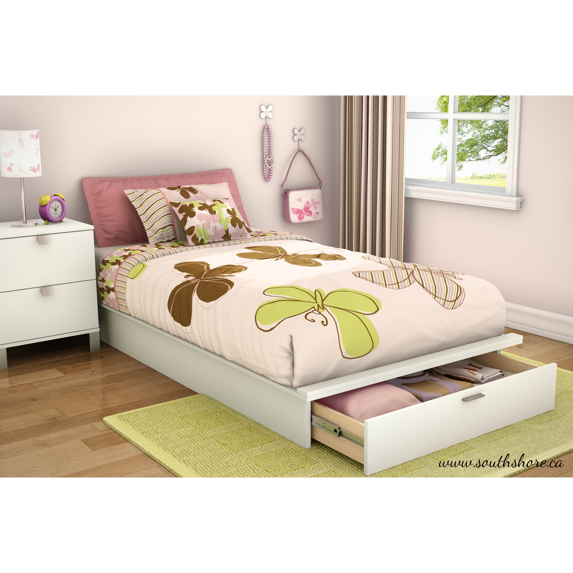 Step One Twin Platform Bed with Storage Wayfair