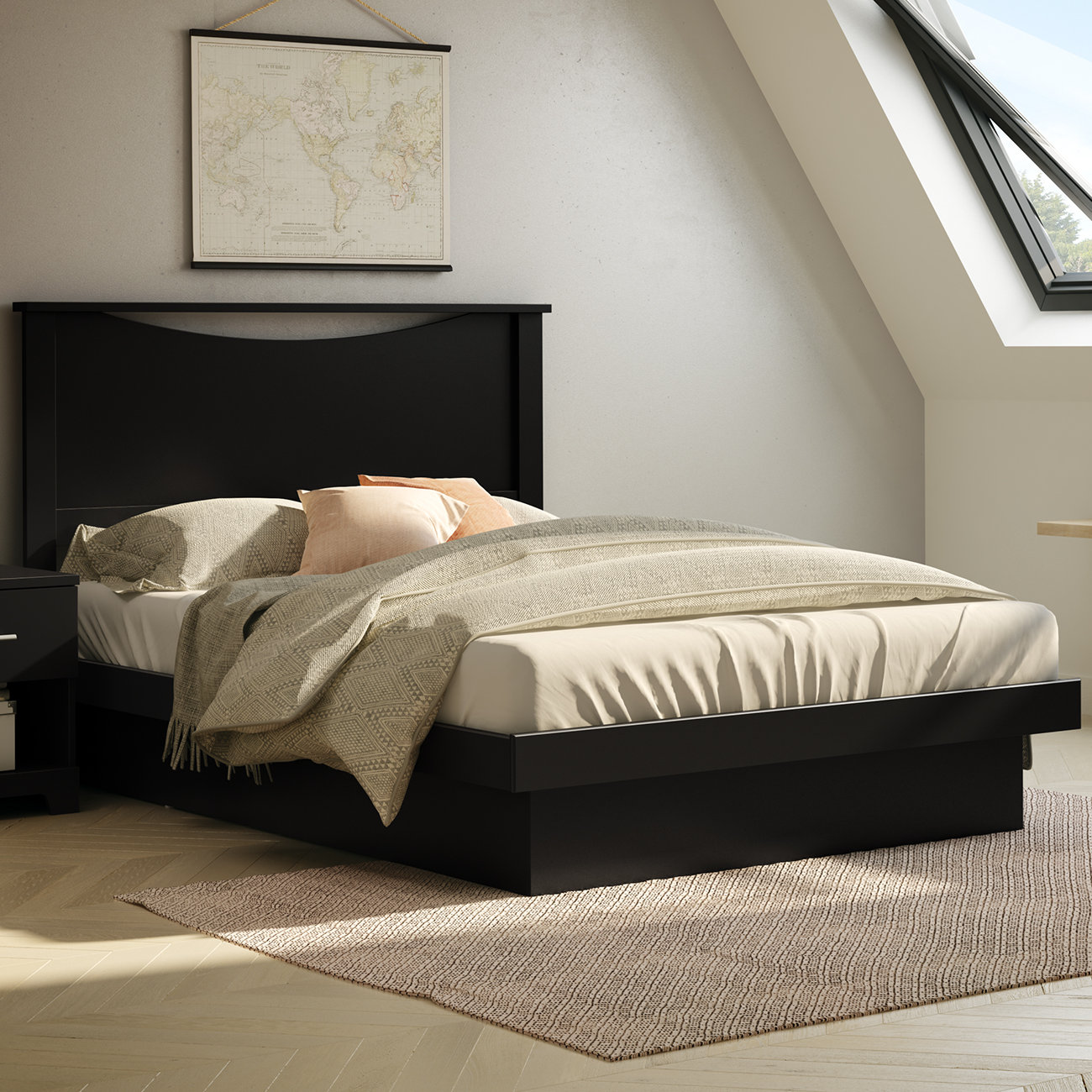 South Shore Full/Double Platform Bed & Reviews Wayfair