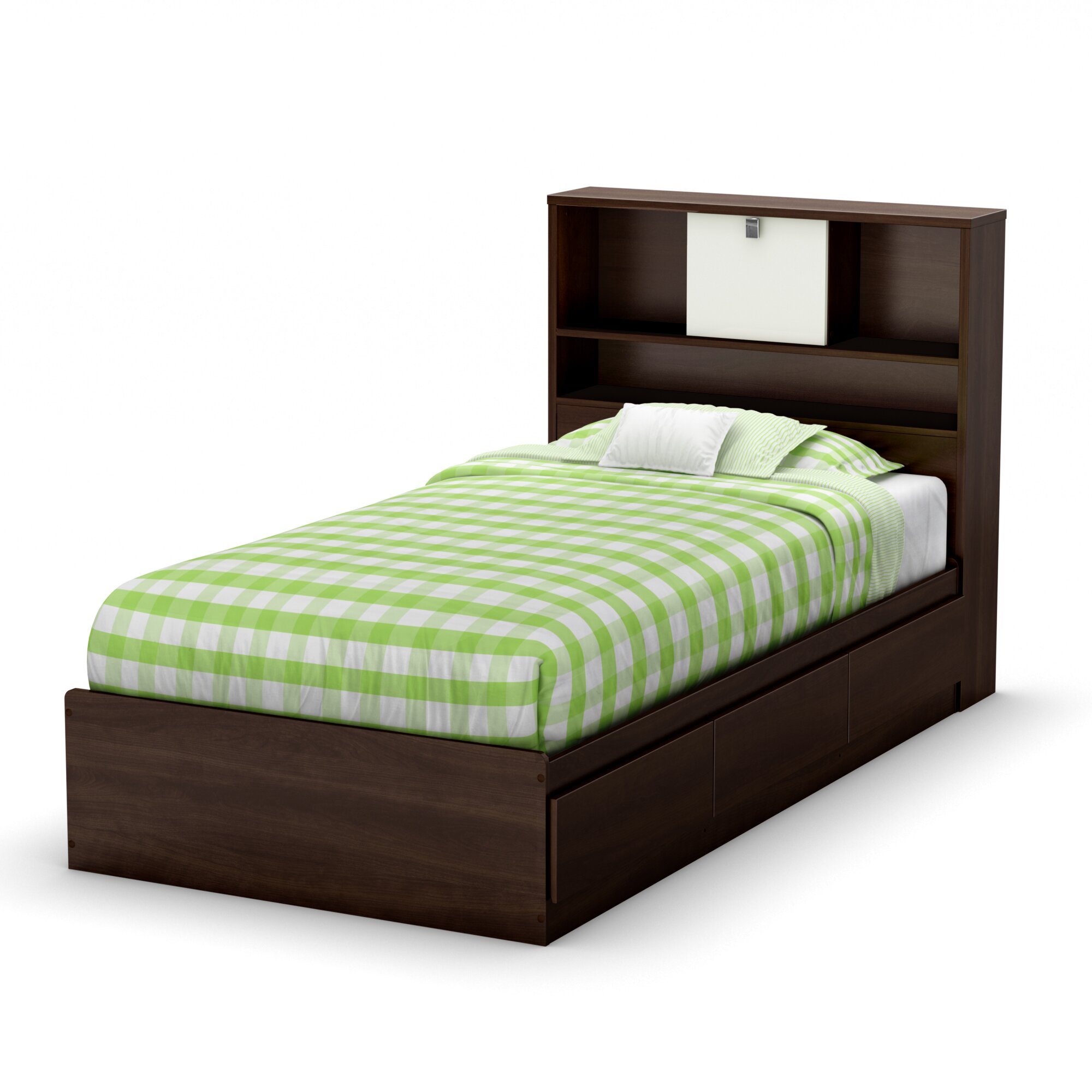 South Shore Cookie Twin Mate's Bed with Storage & Reviews ...