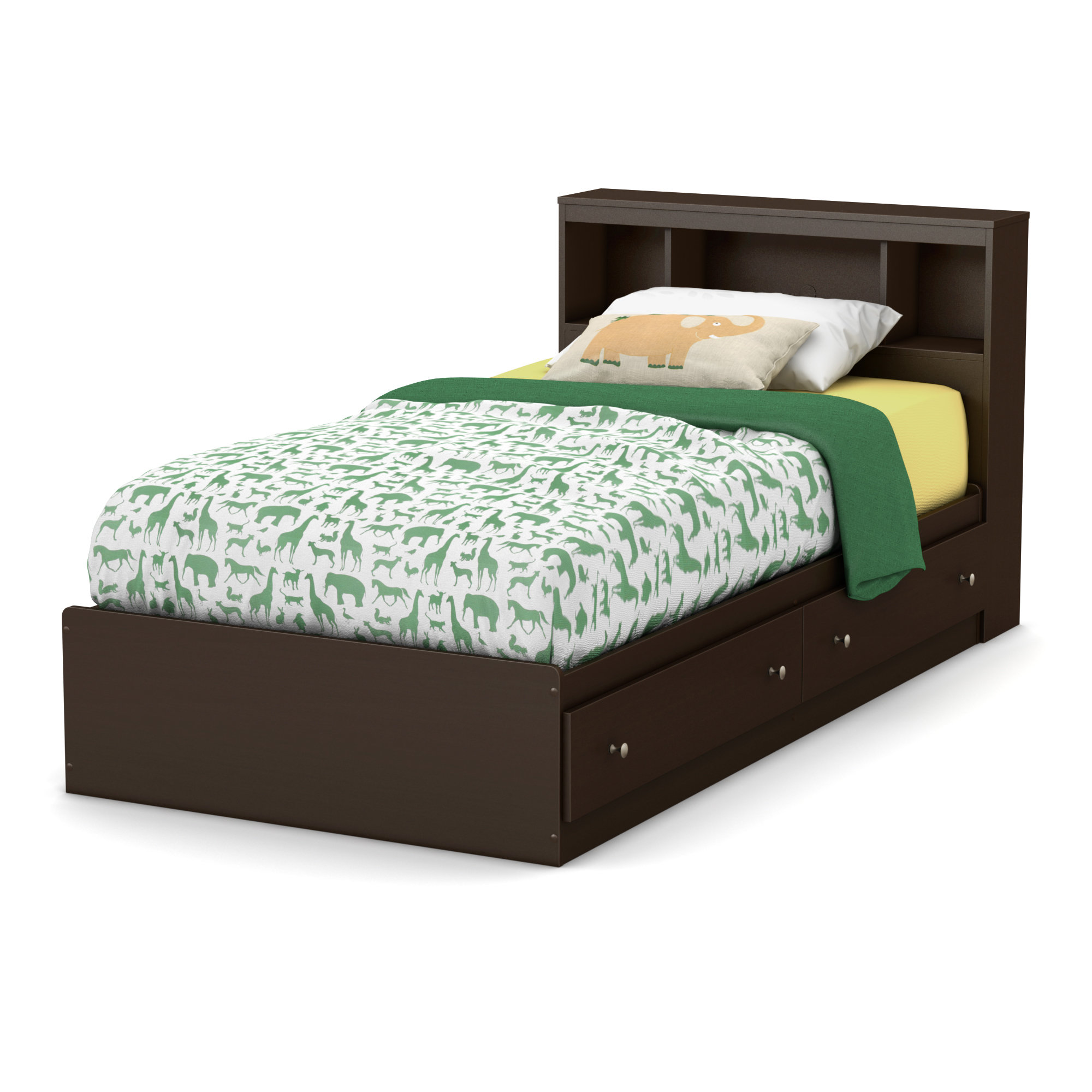 Litchi Twin Platform Customizable Bedroom Set Wayfair
