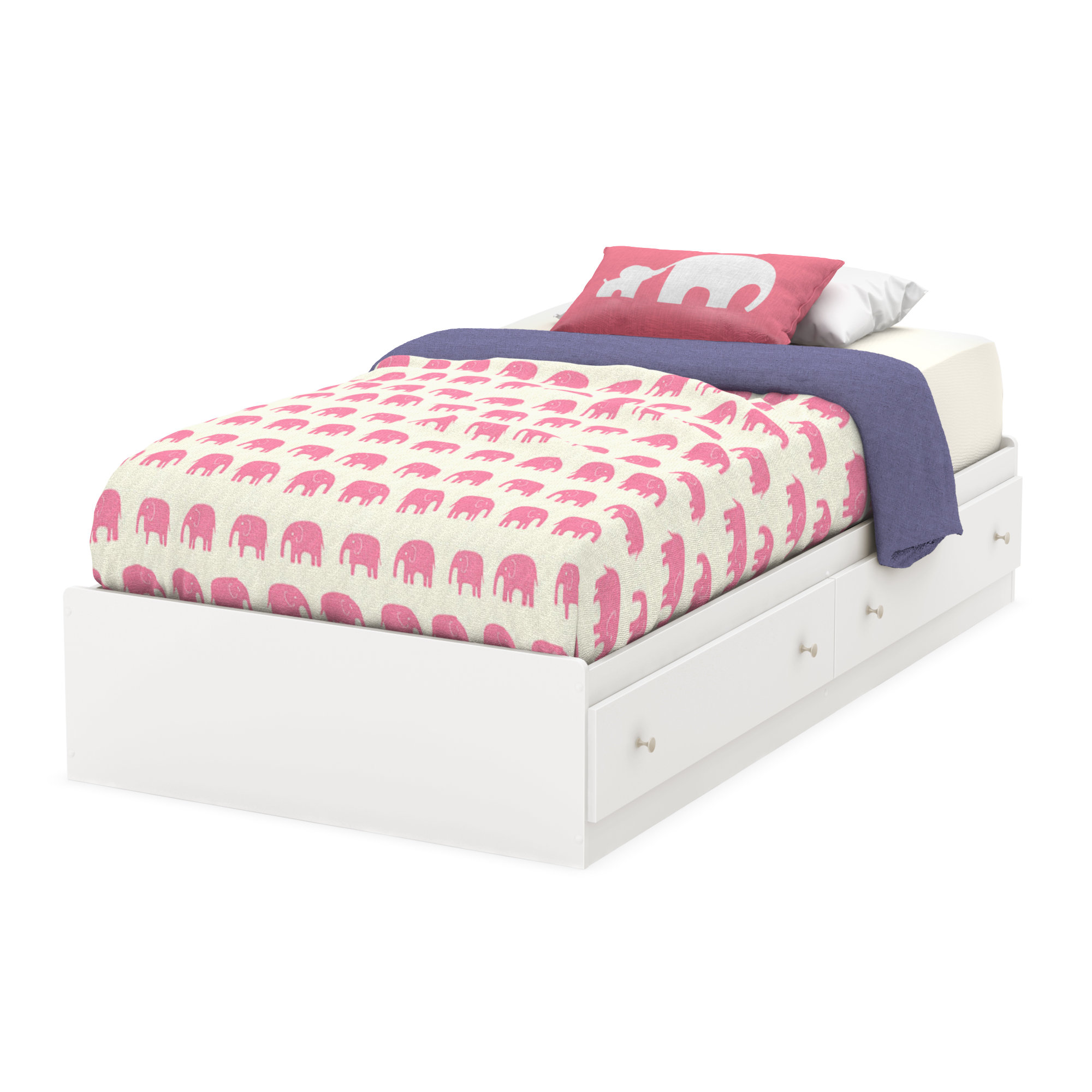 Litchi Twin Platform Customizable Bedroom Set Wayfair
