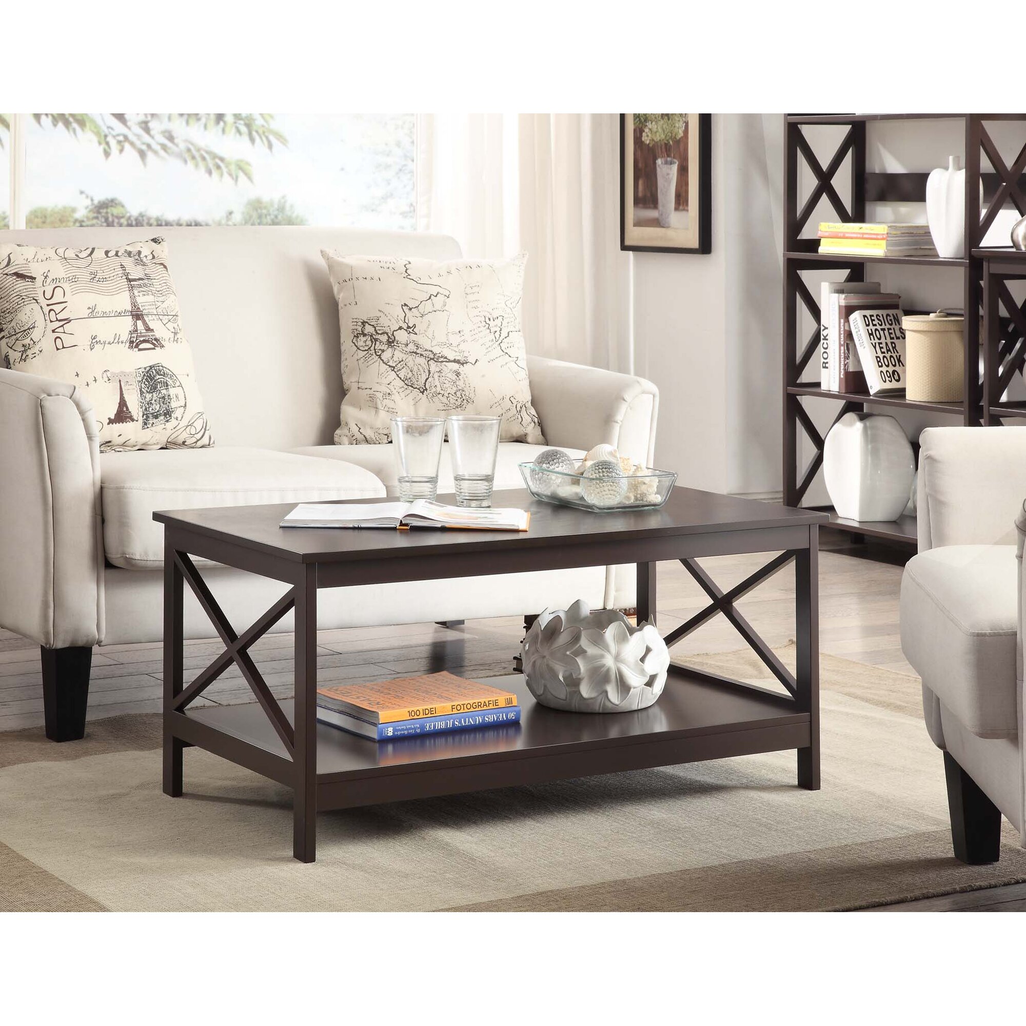 Convenience Concepts Oxford Coffee Table & Reviews | Wayfair