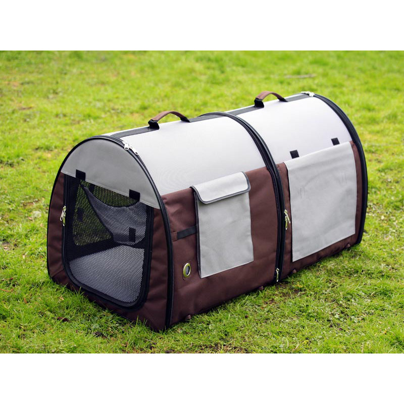 Double Fabric Portable Pet Crate/Carrier Wayfair