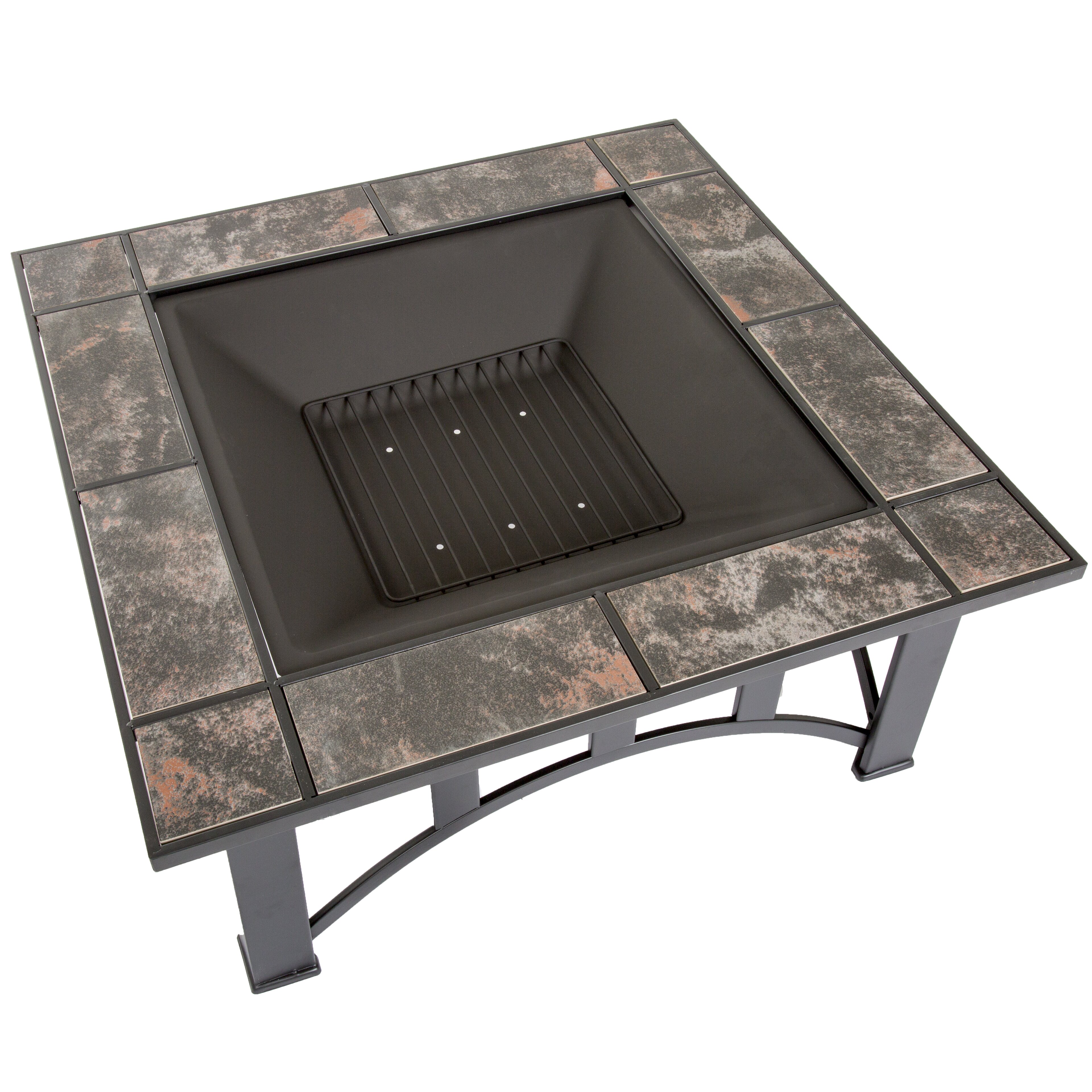 Steel Wood Fire Pit | Wayfair