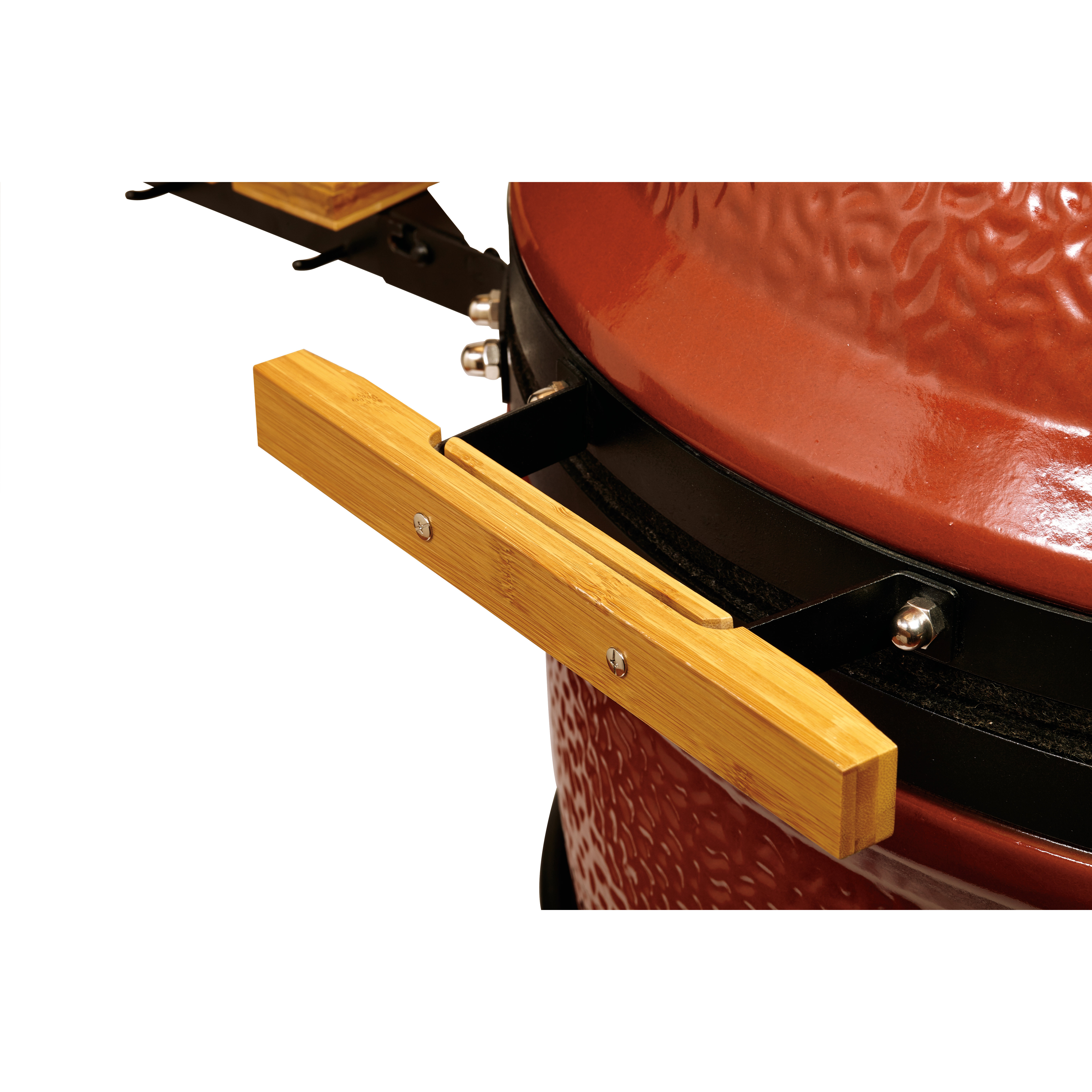 Kamado Joe BigJoe Grill with Cart, Heat Deflector, & Side Shelves