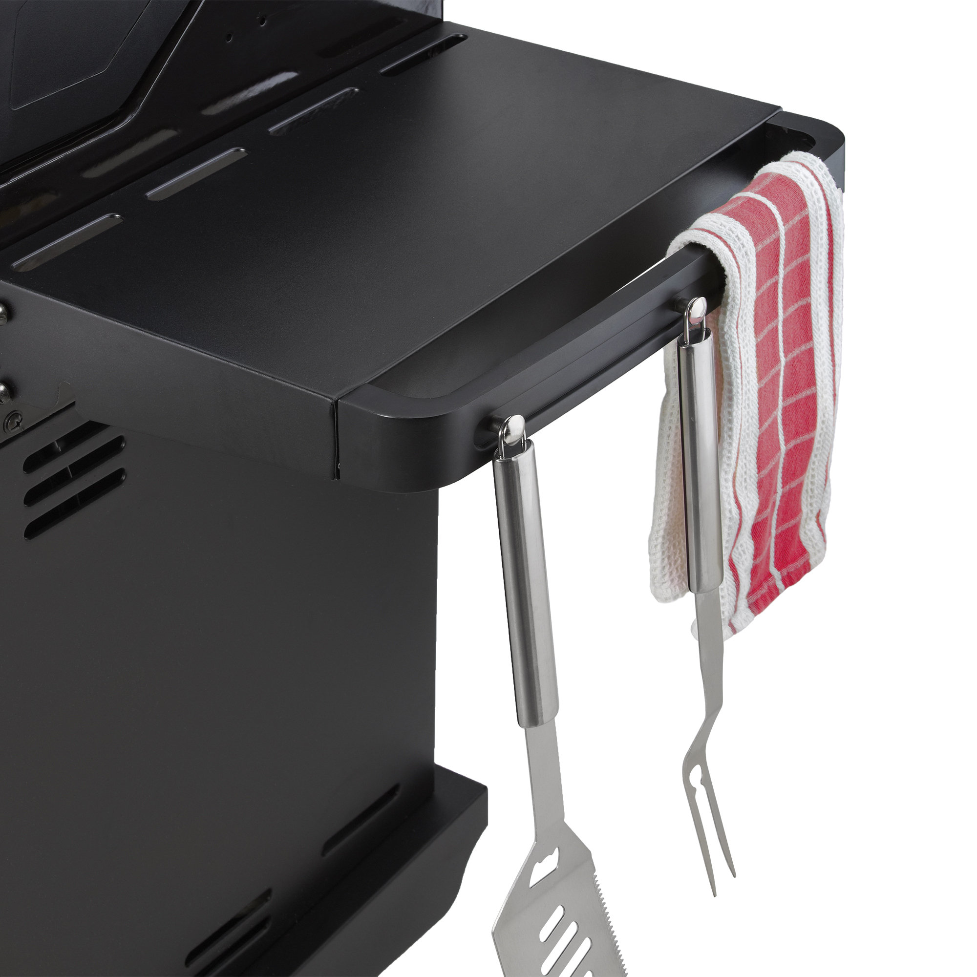 Gas Grill with Adjustable Charcoal Tray Wayfair