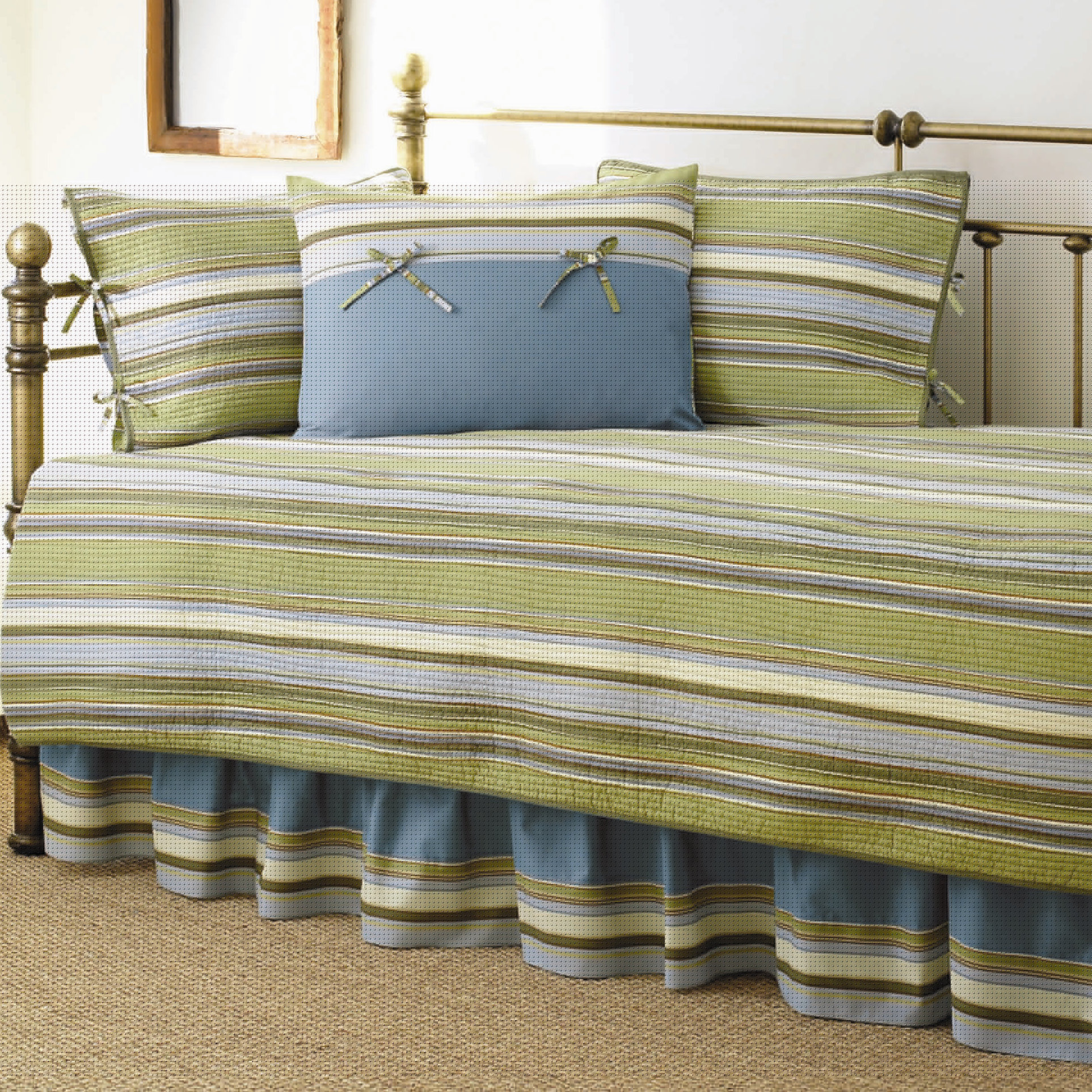 Stone Cottage Fresno 5 Piece Daybed Quilt Set in Green & Reviews Wayfair