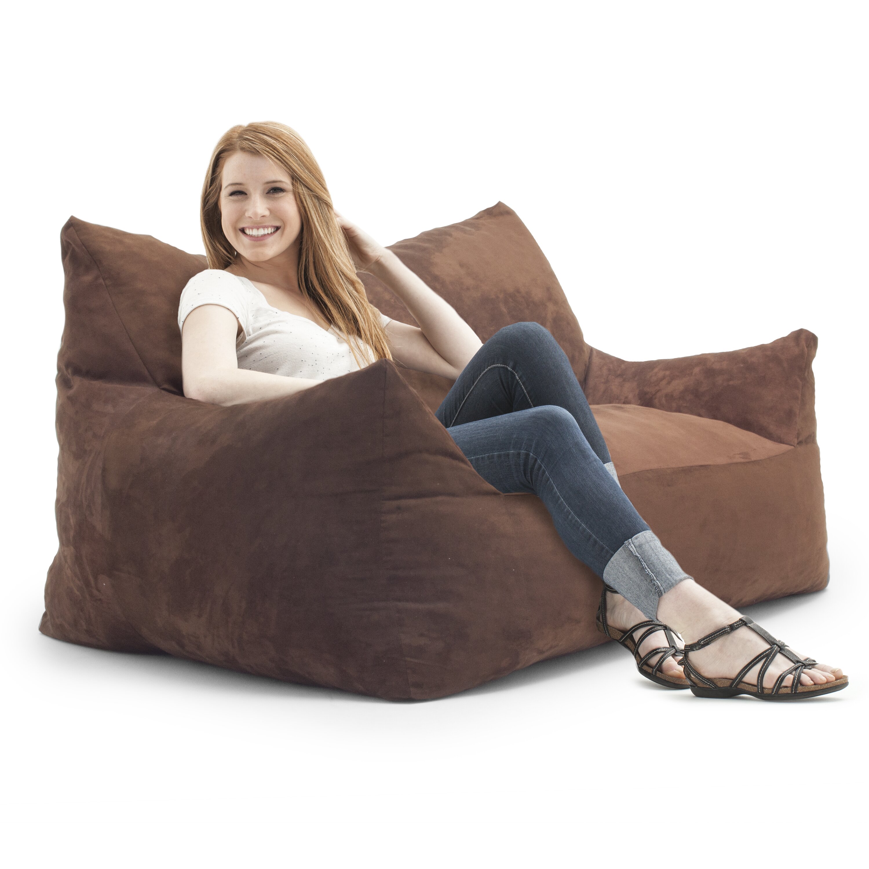 Comfort Research Big Joe Imperial Bean Bag Sofa Reviews Wayfair   Big Joe Imperial Bean Bag Sofa 