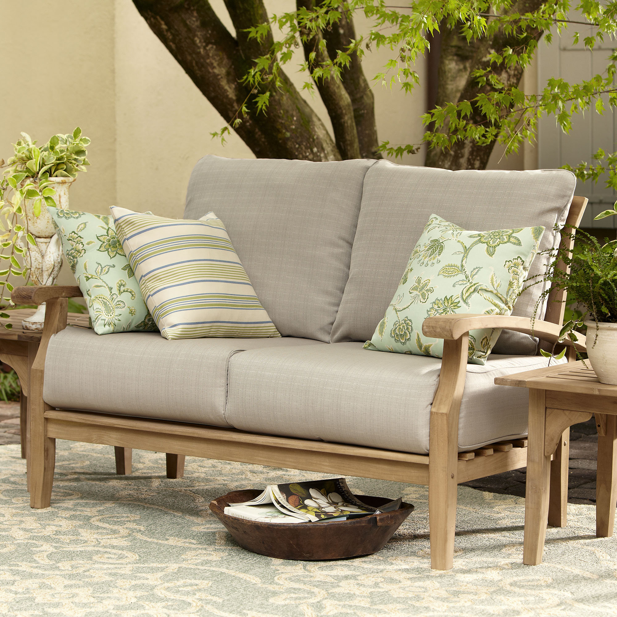 Summerton Teak Loveseat Wayfair
