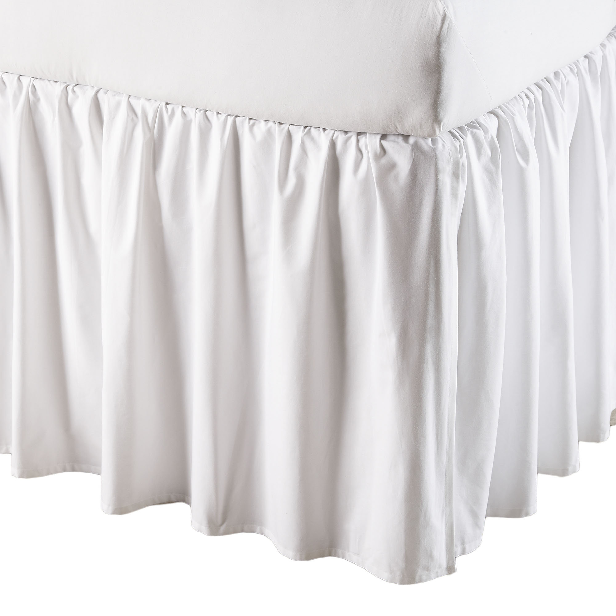 Pleated Bed Skirt in White Joss & Main