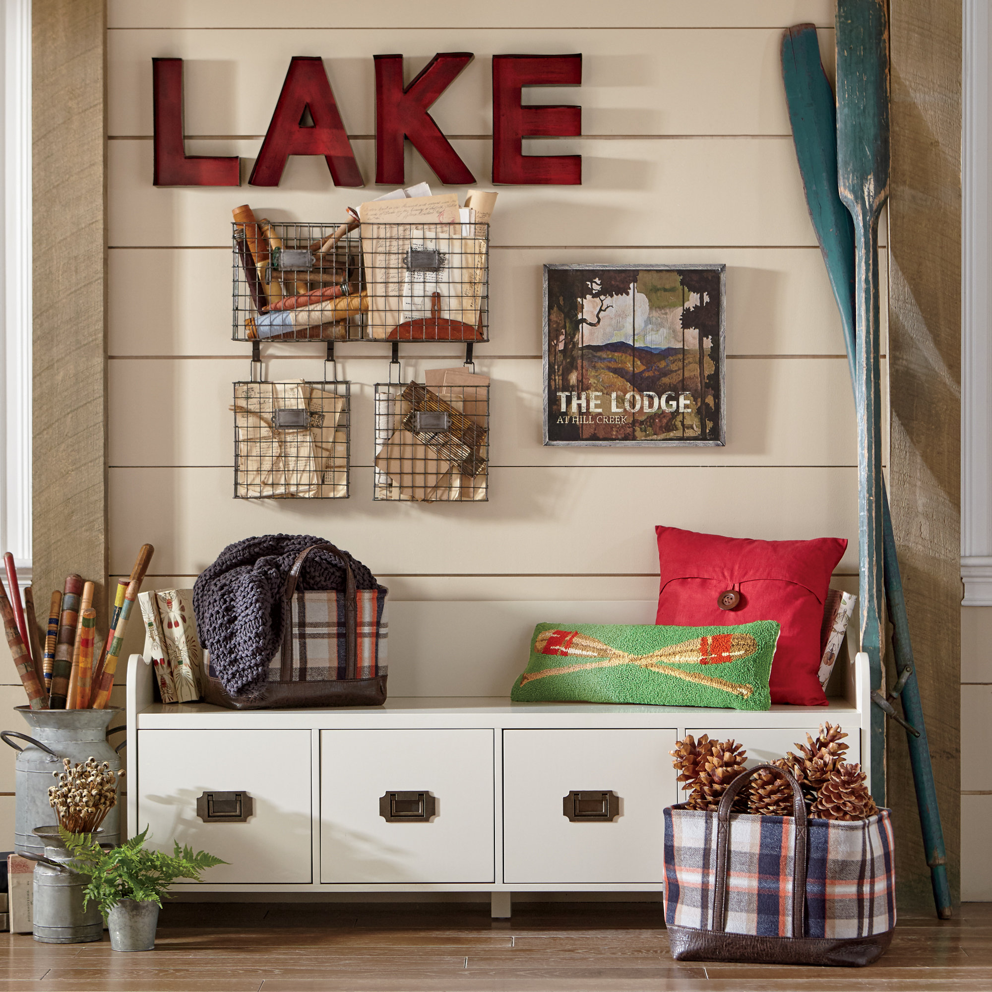 Wire Basket Wall Organizer Wayfair