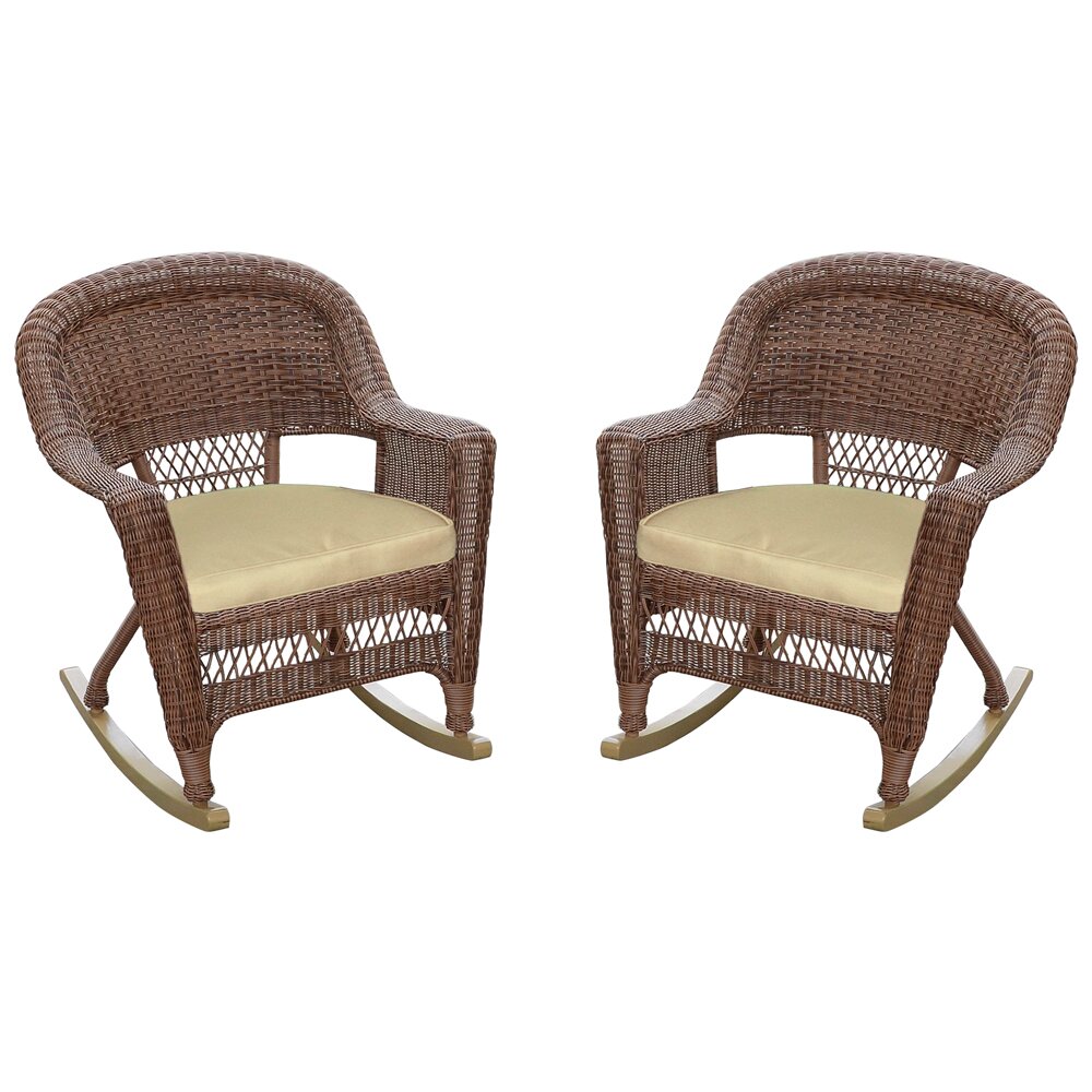 Jeco Inc. Wicker Rocking Chair & Reviews | Wayfair