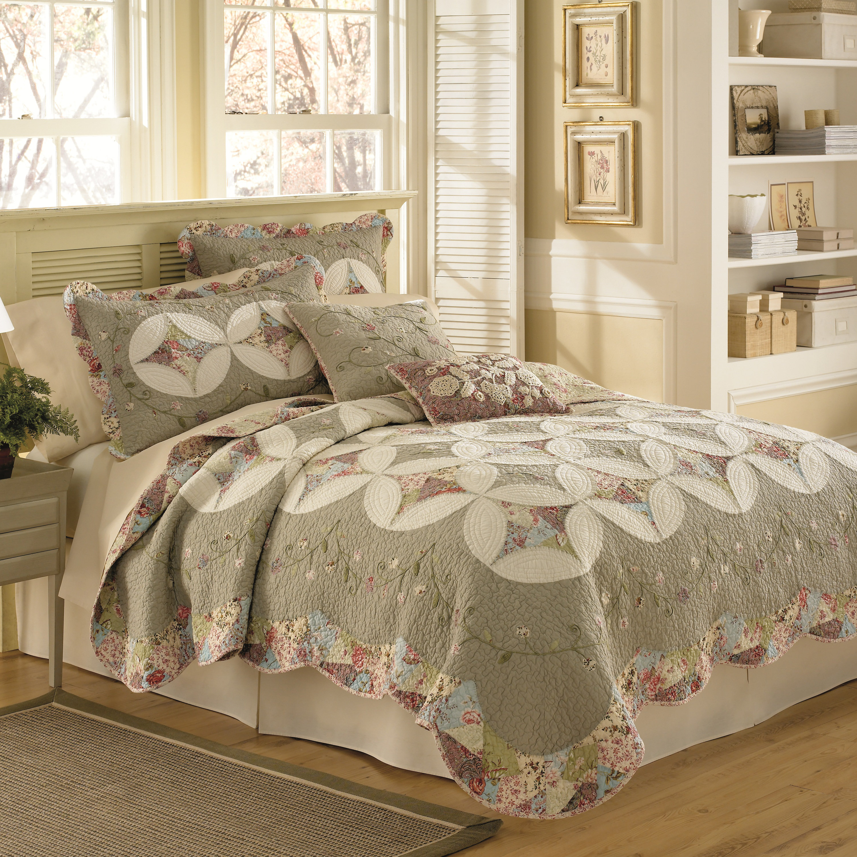 Colette Crochet Quilt Wayfair