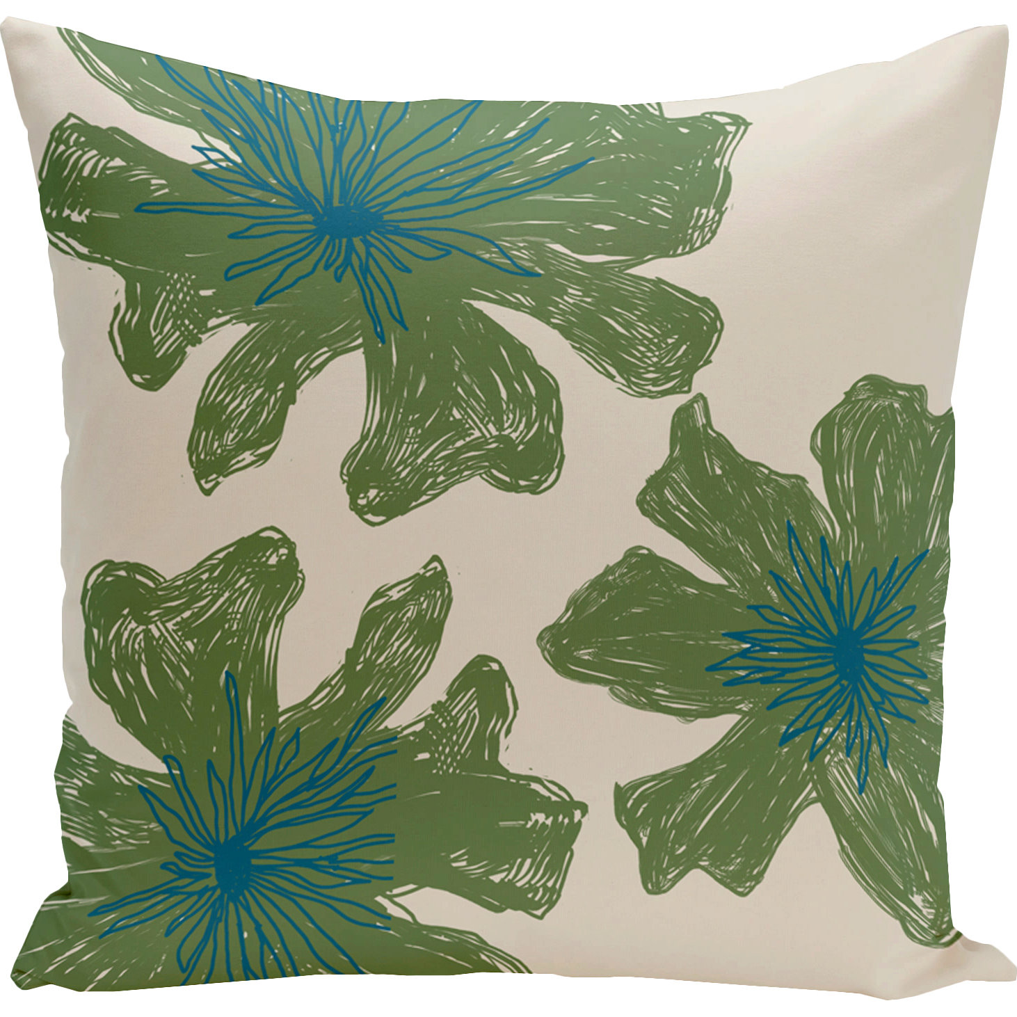 Floral Throw Pillow Wayfair