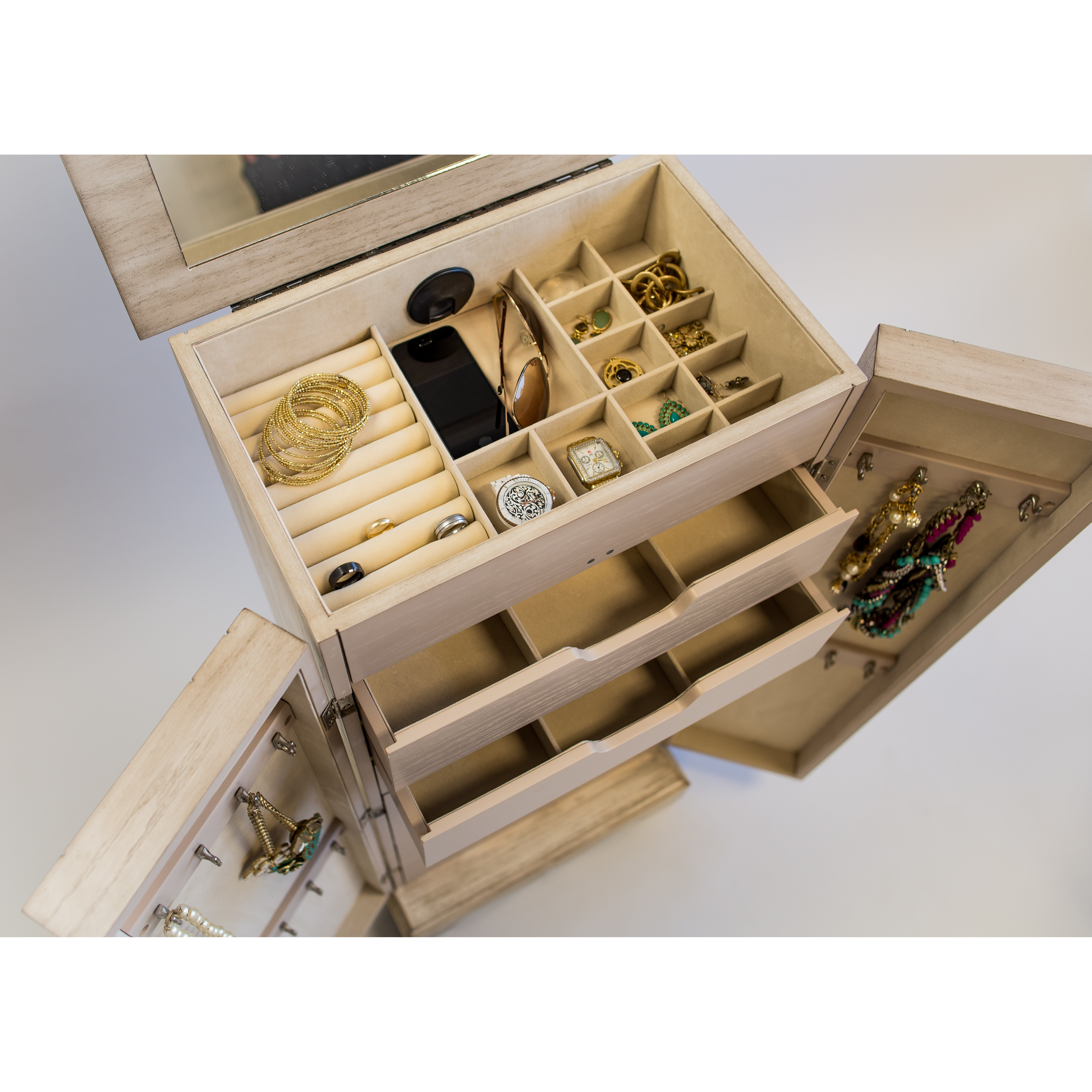 Chelsea Jewelry Armoire Wayfair