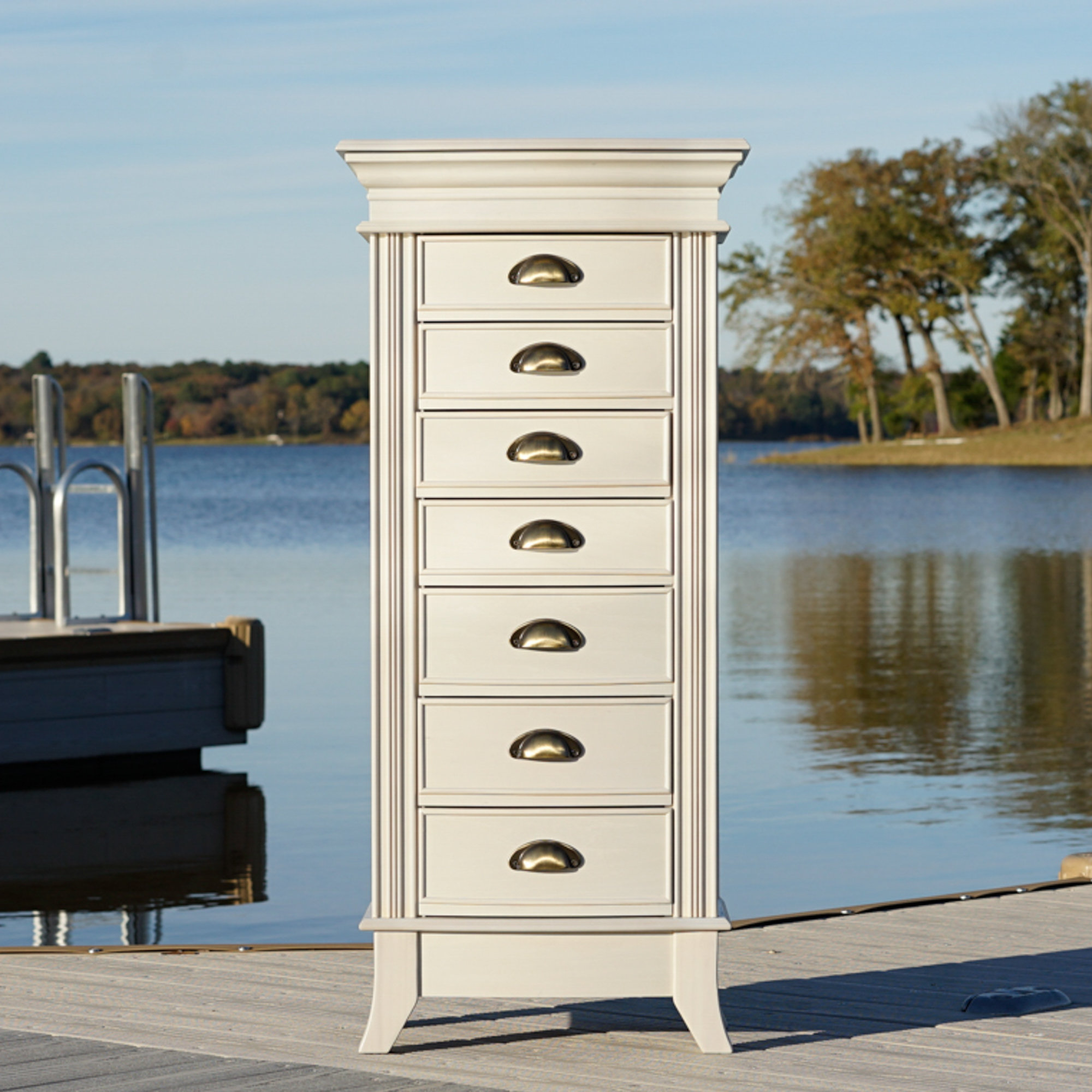 Hives & Honey Hillary Jewelry Armoire with Mirror & Reviews Wayfair