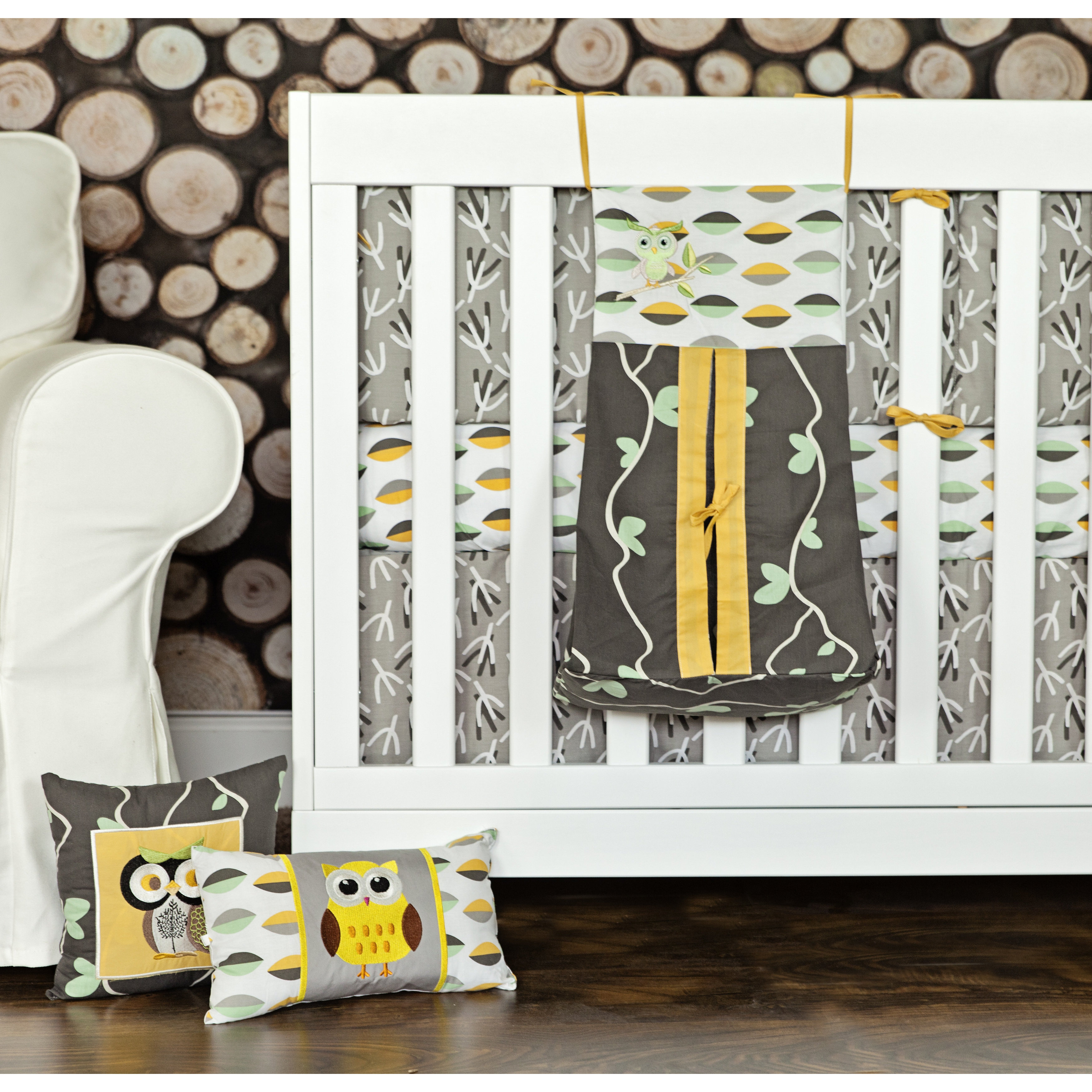 DK Leigh My Baby Hoo Owl 7 Piece Crib Bedding Set & Reviews Wayfair
