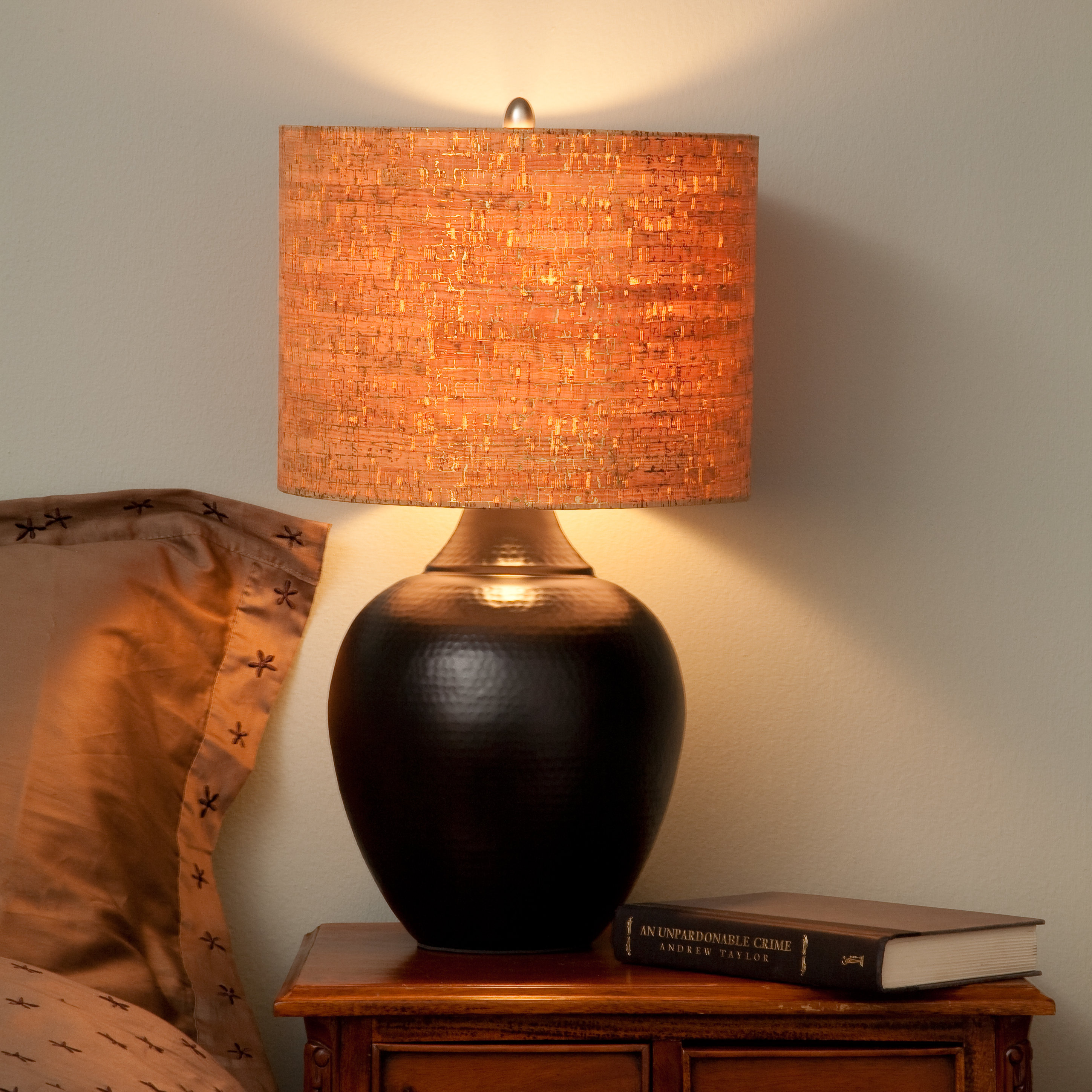 Ziqi Home 16" Natural Cork Drum Lamp Shade & Reviews Wayfair