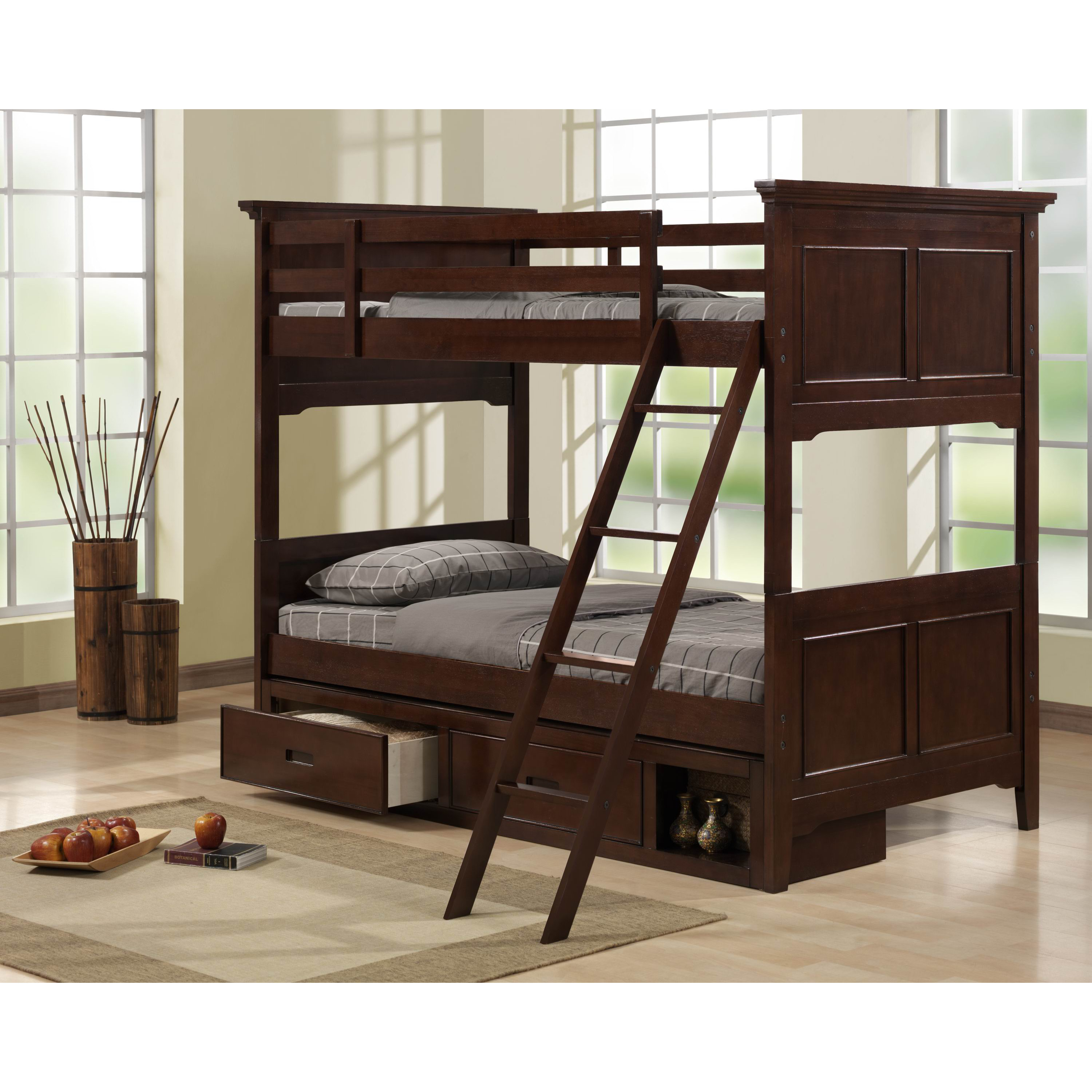 Jordan Twin Bunk Bed with Storage Wayfair