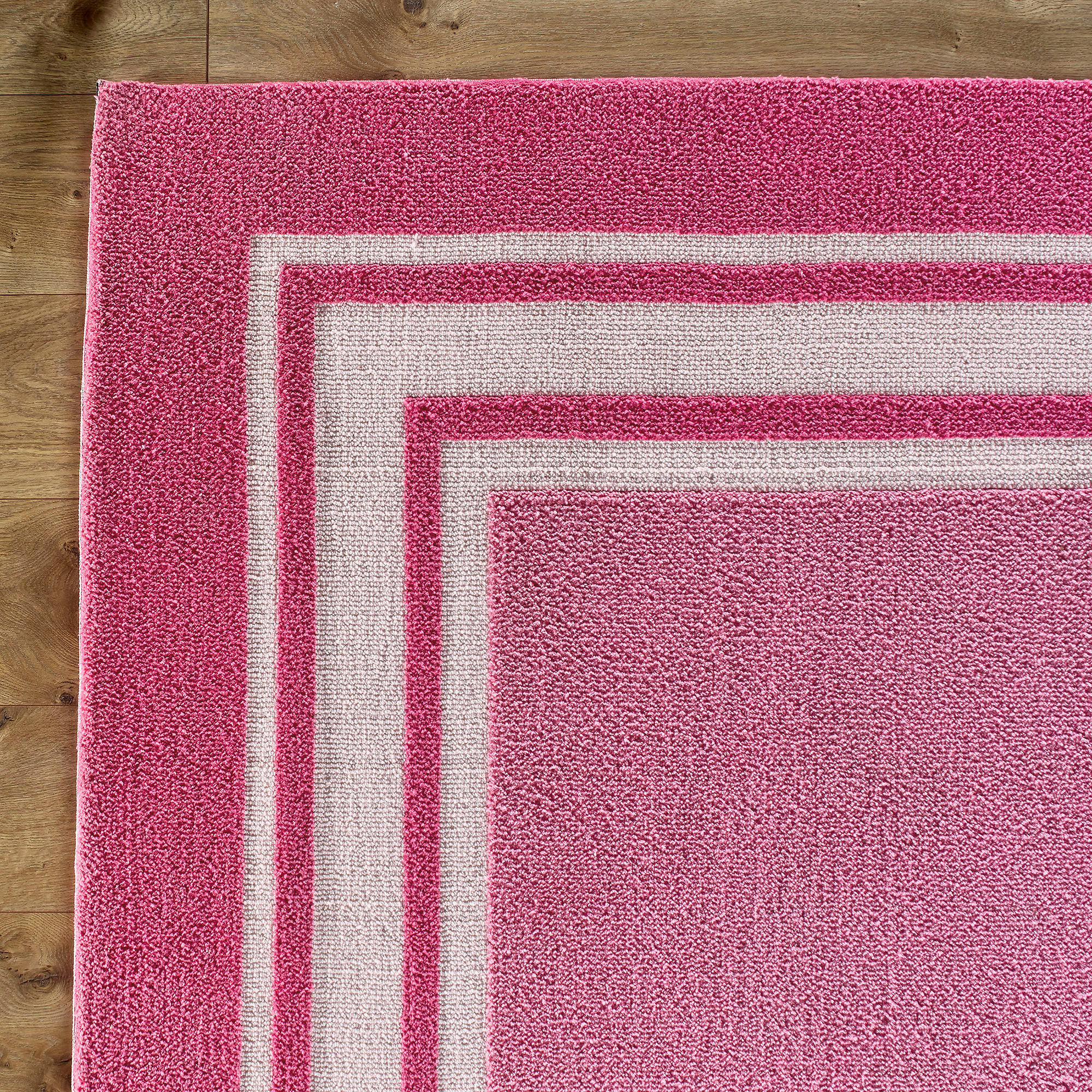 Birch Lane Kids Borderline Pink Rug & Reviews Wayfair