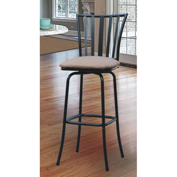 Roundhill Furniture Adjustable Height Swivel Bar Stool & Reviews Wayfair