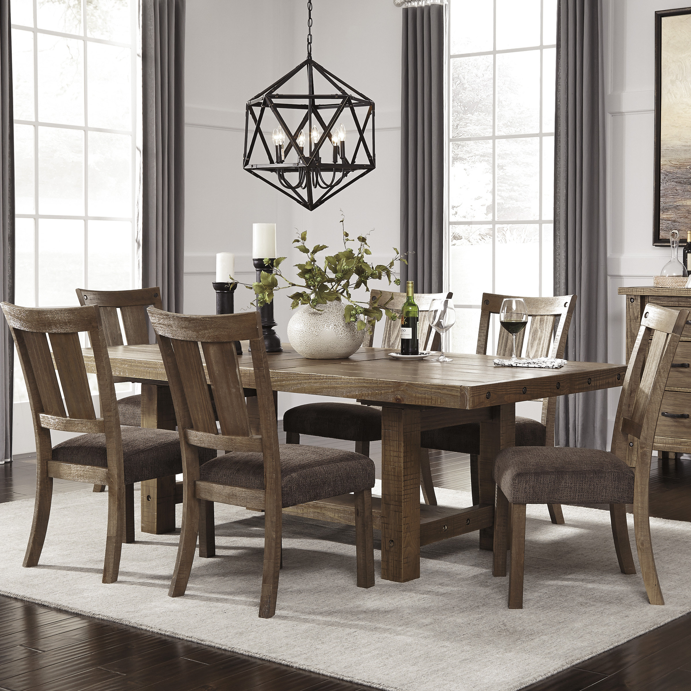 Signature Design by Ashley Counter Height Extendable Dining Table ...