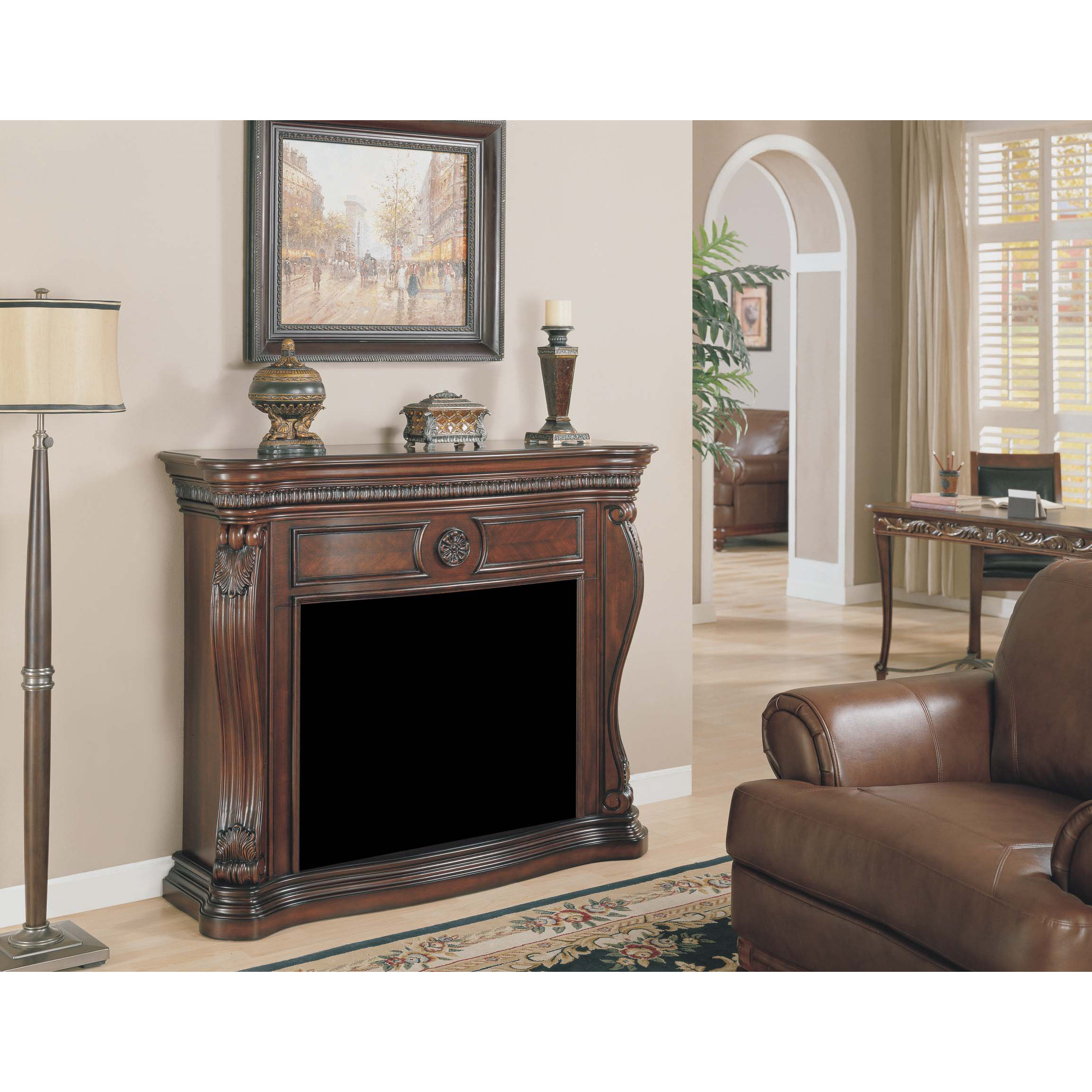 Lexington Electric Fireplace Mantel Surround Wayfair 6966