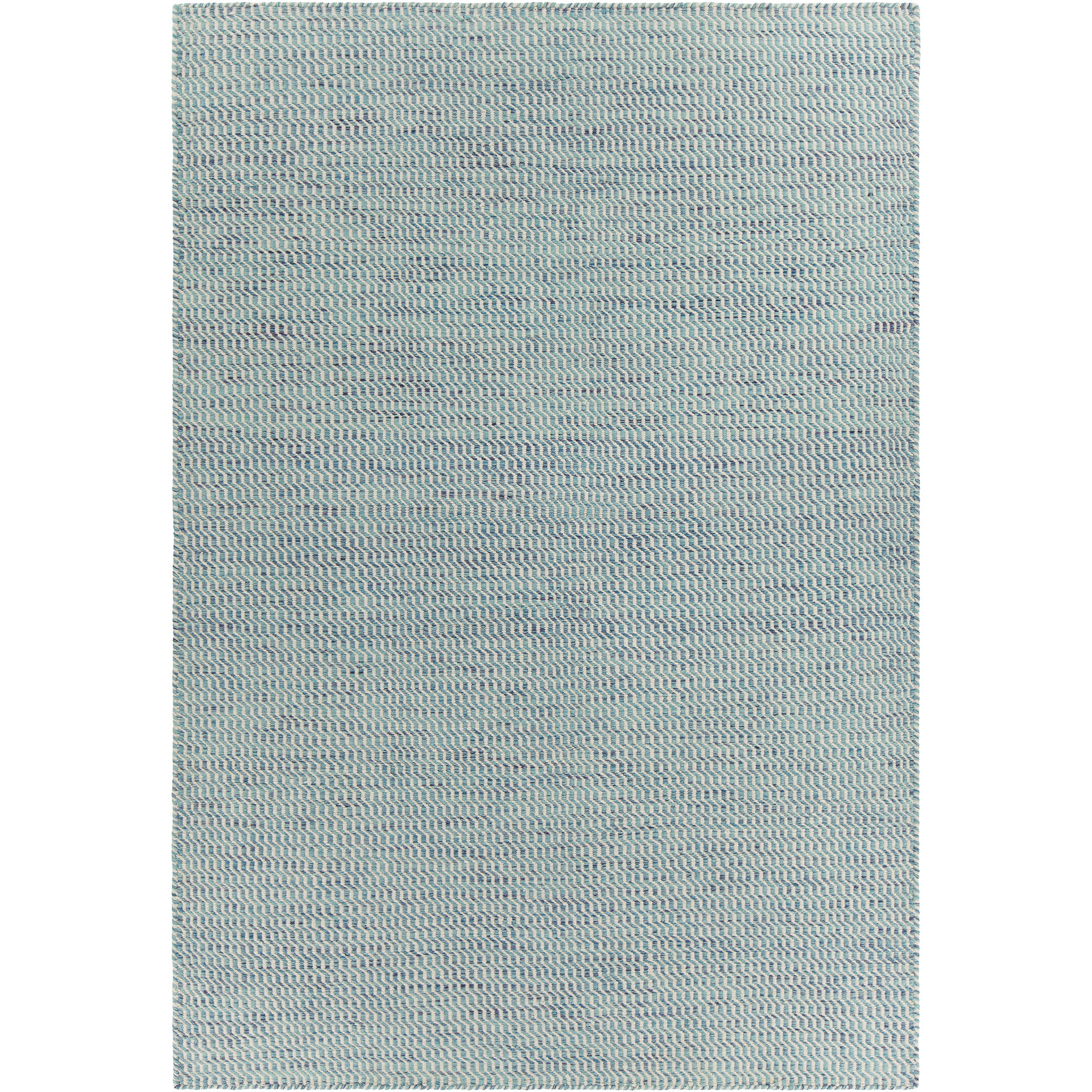 Chandra Crest Textured Blue Area Rug AllModern