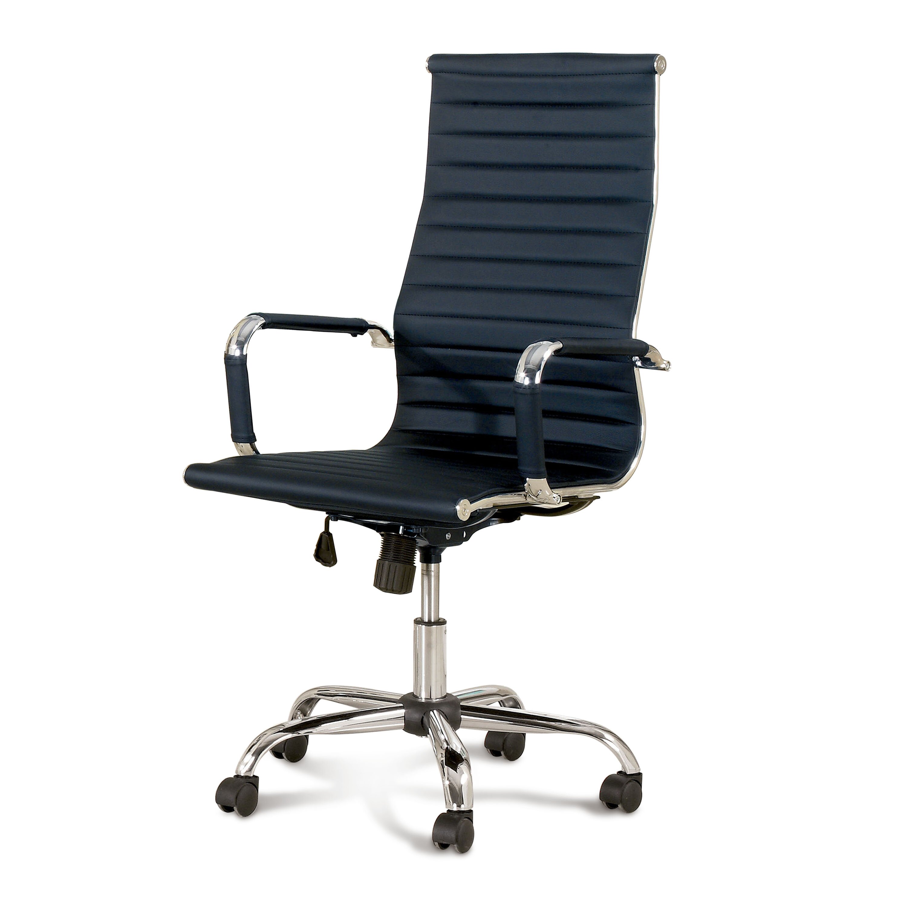 Dorynn High Back Office Chair With Caster 