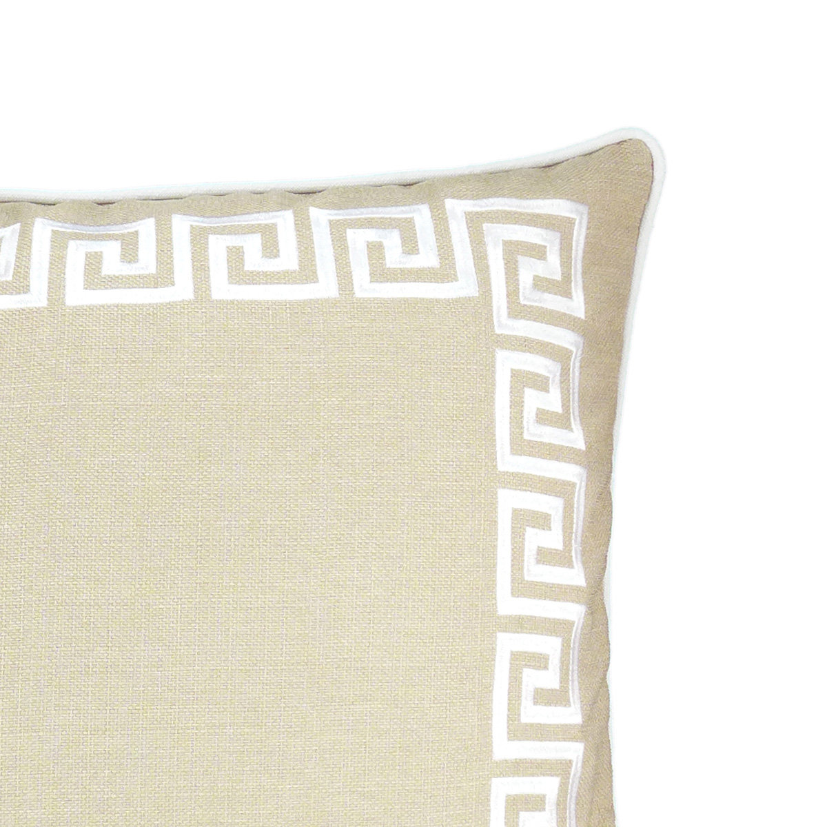 Wave Key Modern Greek Key Throw Pillow Wayfair