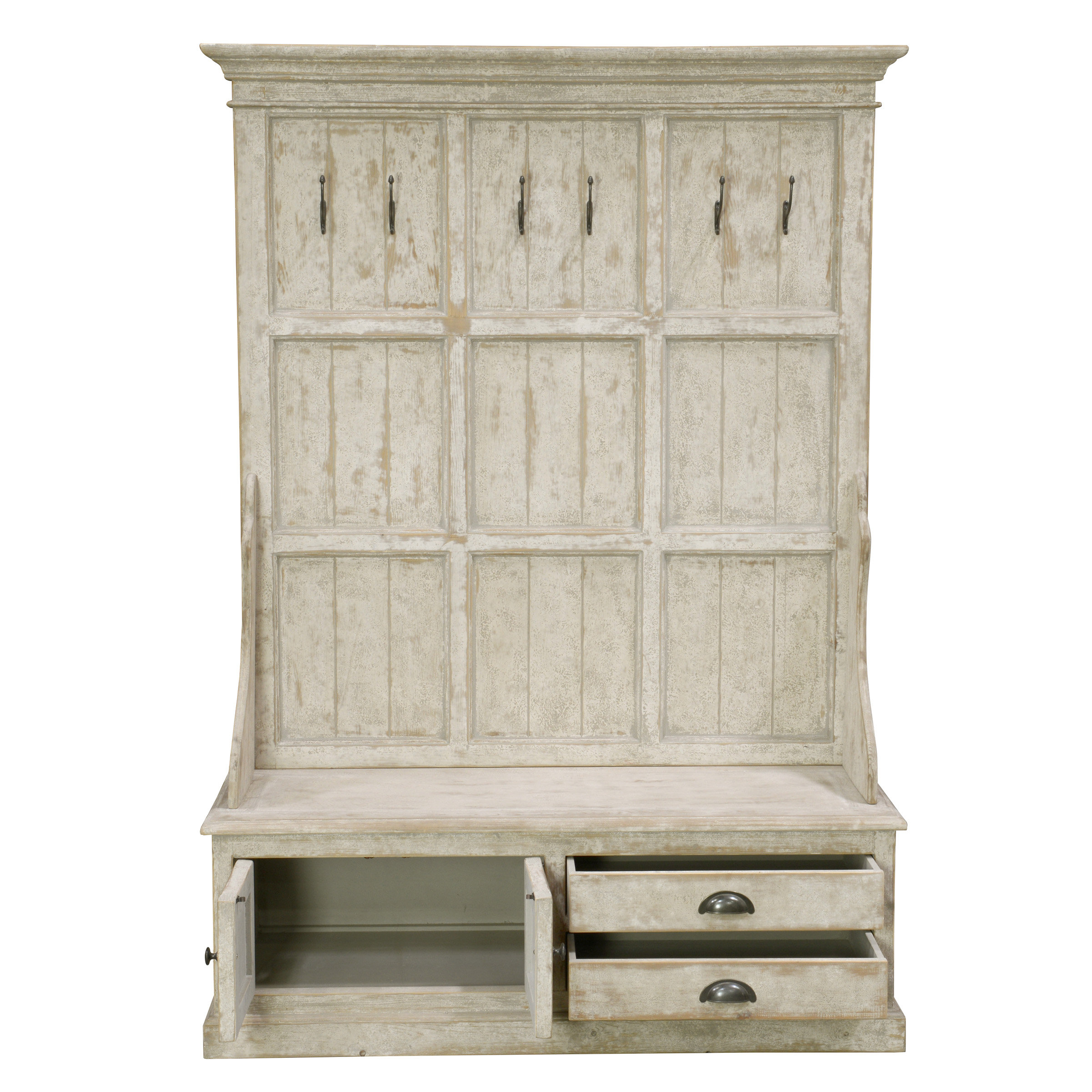 Kosas Home Elodie Pine Storage Entryway Bench & Reviews Wayfair