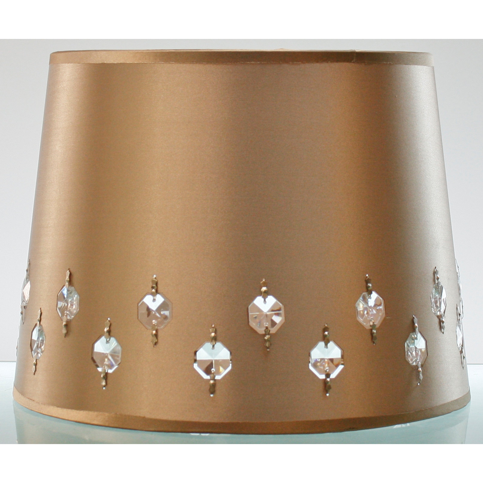 TLC Home 12" Satin Fabric Drum Lamp Shade & Reviews Wayfair